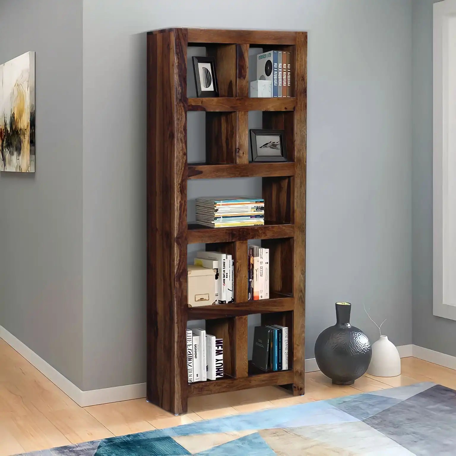 Acro-Sheesham-wood-Bookshelves-teak-rajawada-furnish