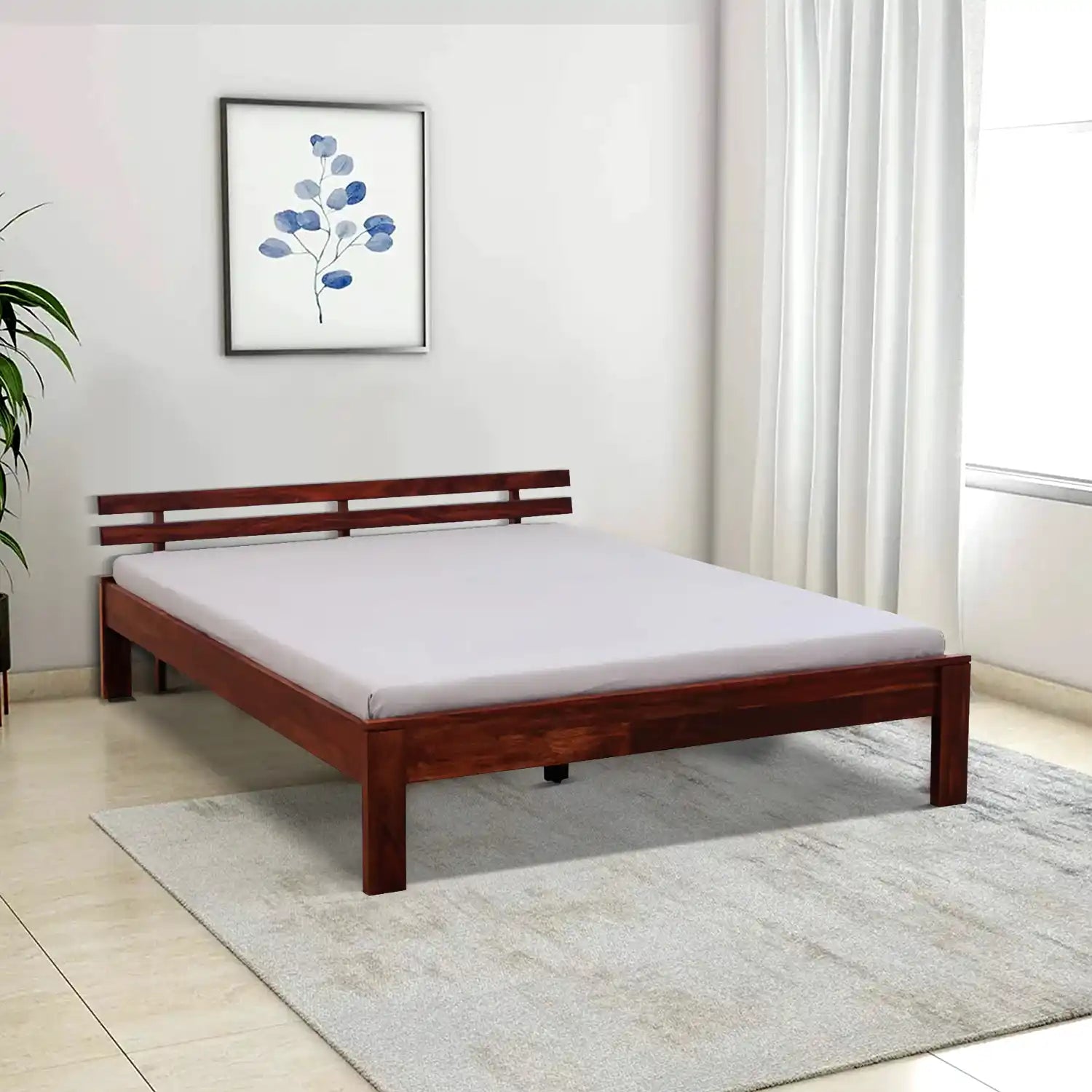 Amol Sheesham Wood Beds