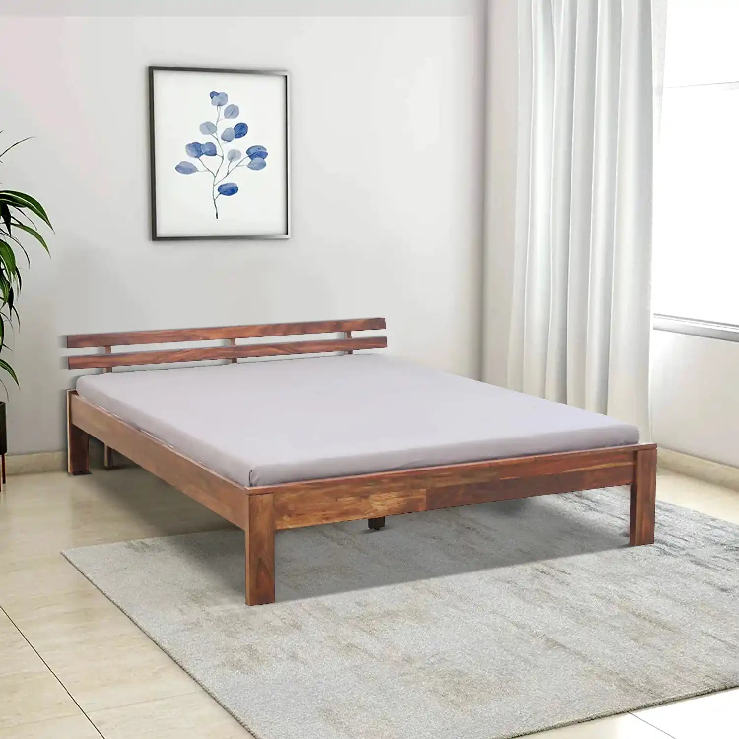 Amol Sheesham Wood Beds