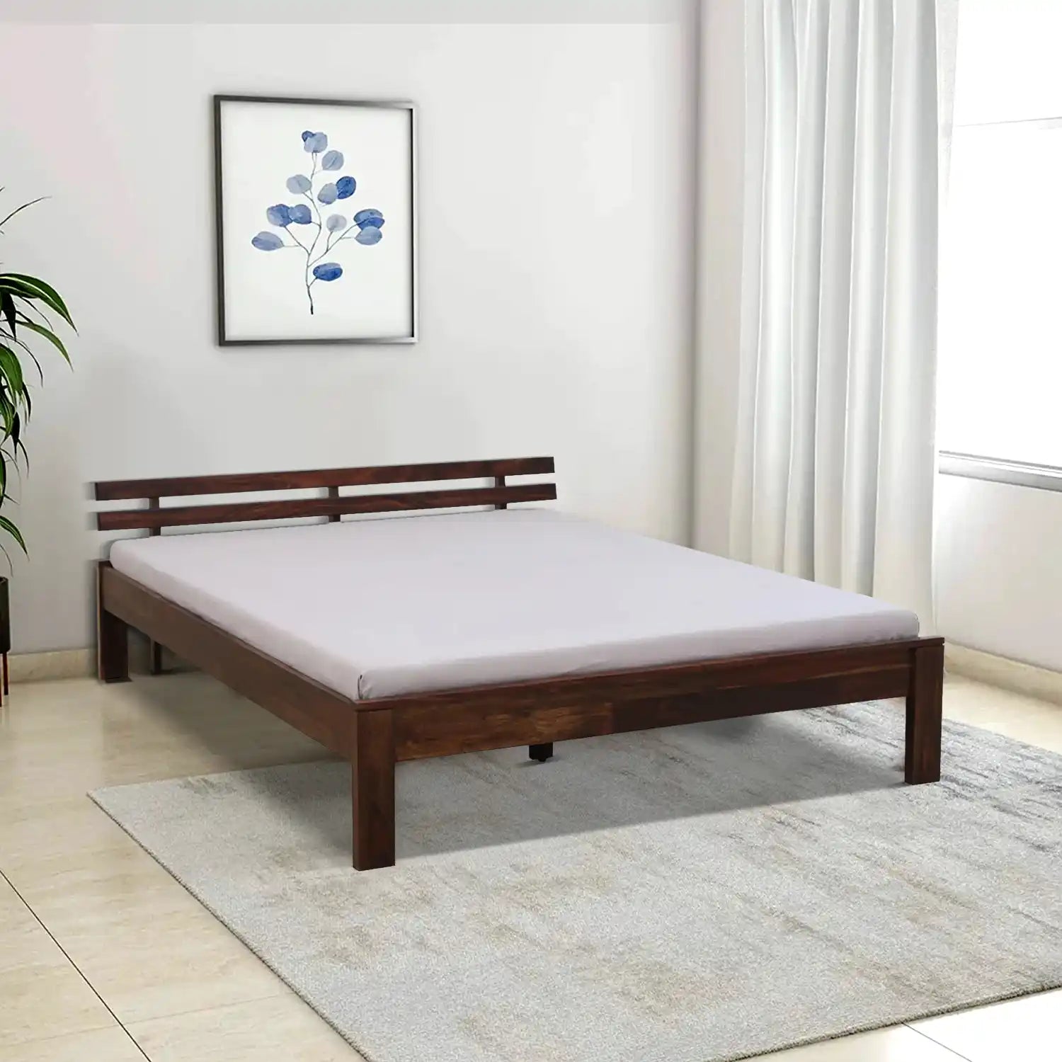 Amol Sheesham Wood Beds