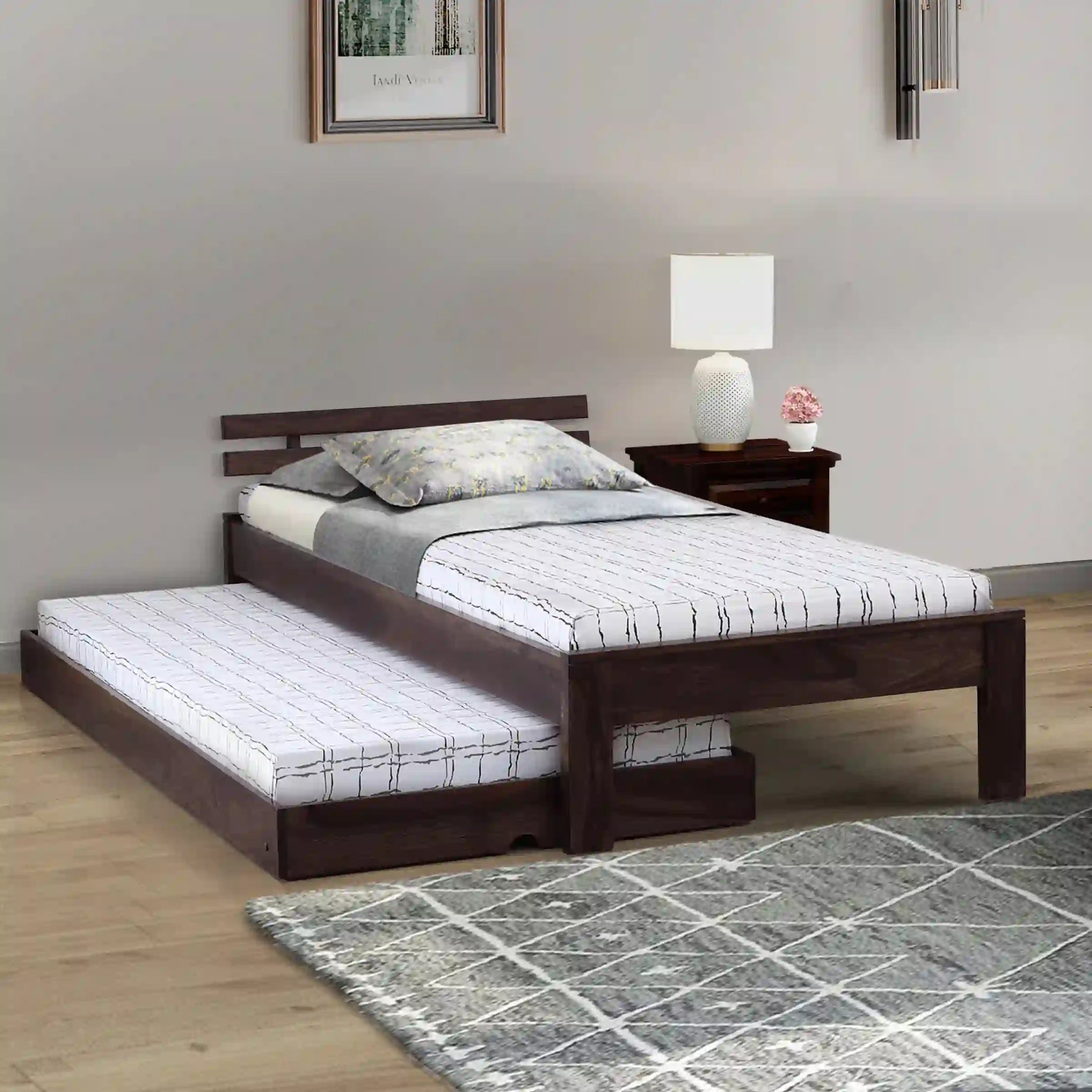 Amol-Sheesham-Wood-Single-Beds-With-Trundle-walnut-rajawada-furnish