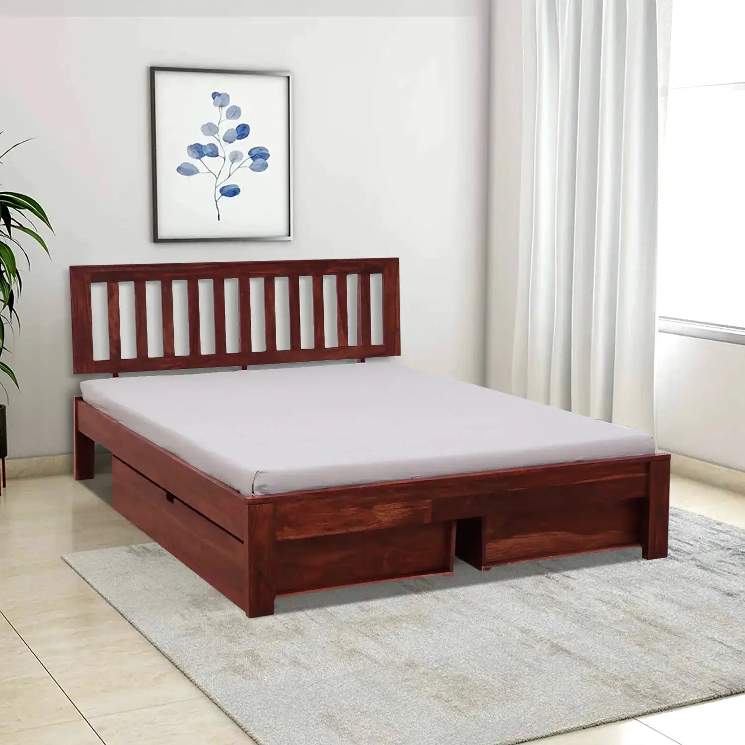 Bhawika-Sheesham-Wood-Storage-Bed-With-Drawers-honey-rajawada-furnish