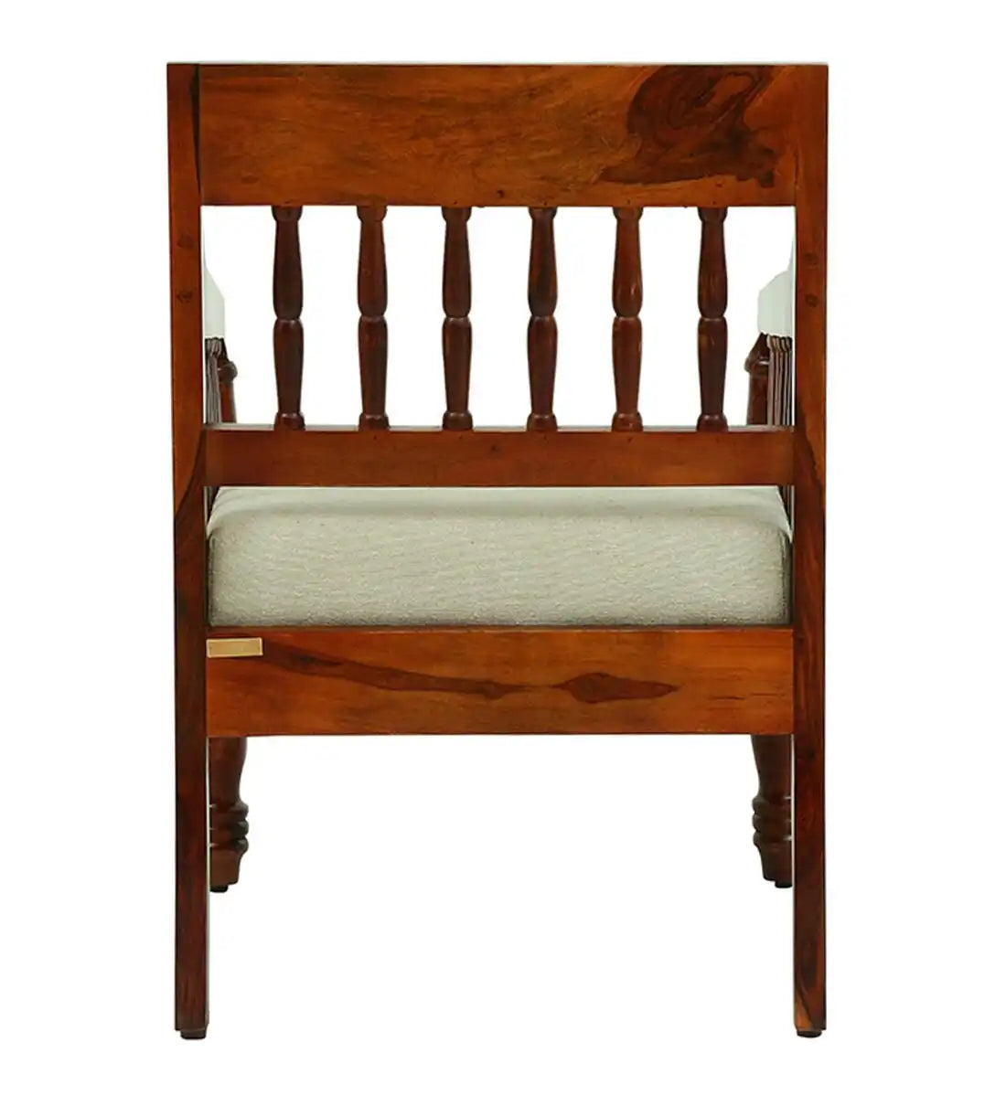 Devanti Traditional Solid Wood 1 Seater Sofa