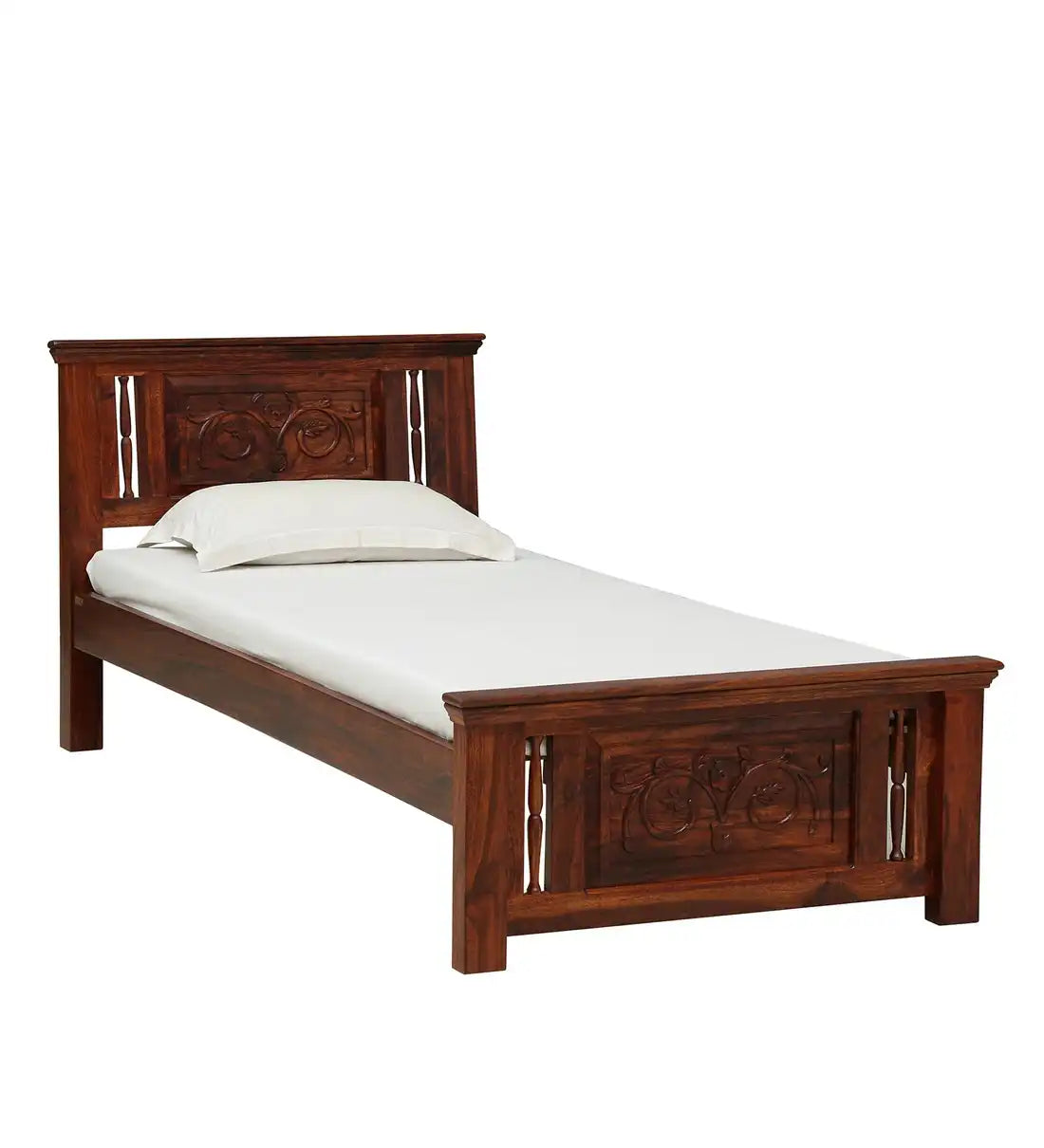 Devanti-Traditional-Solid-Wood-Single-Beds-by-rajwada-online