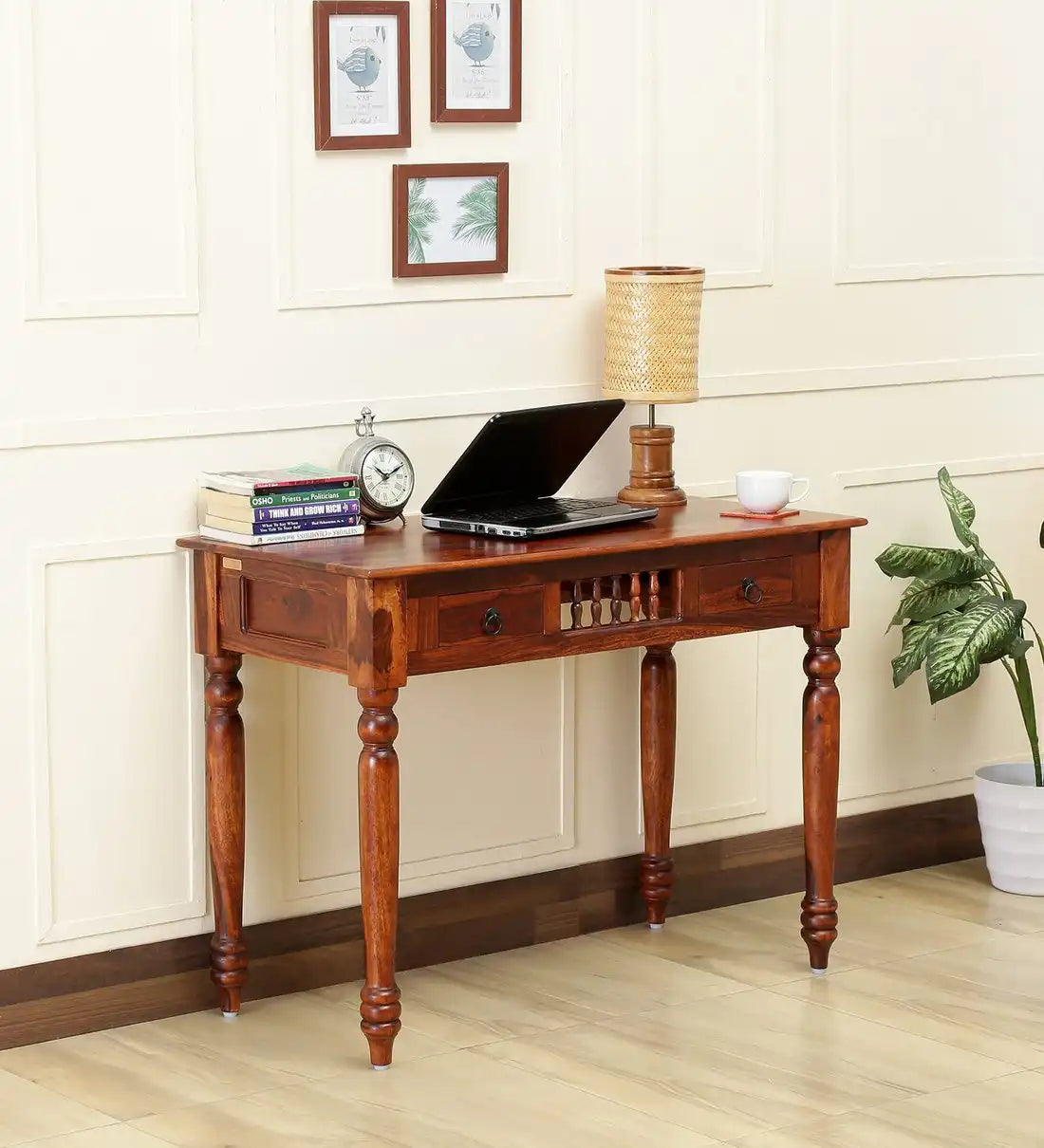 Devanti Traditional Solid Wood Study Table
