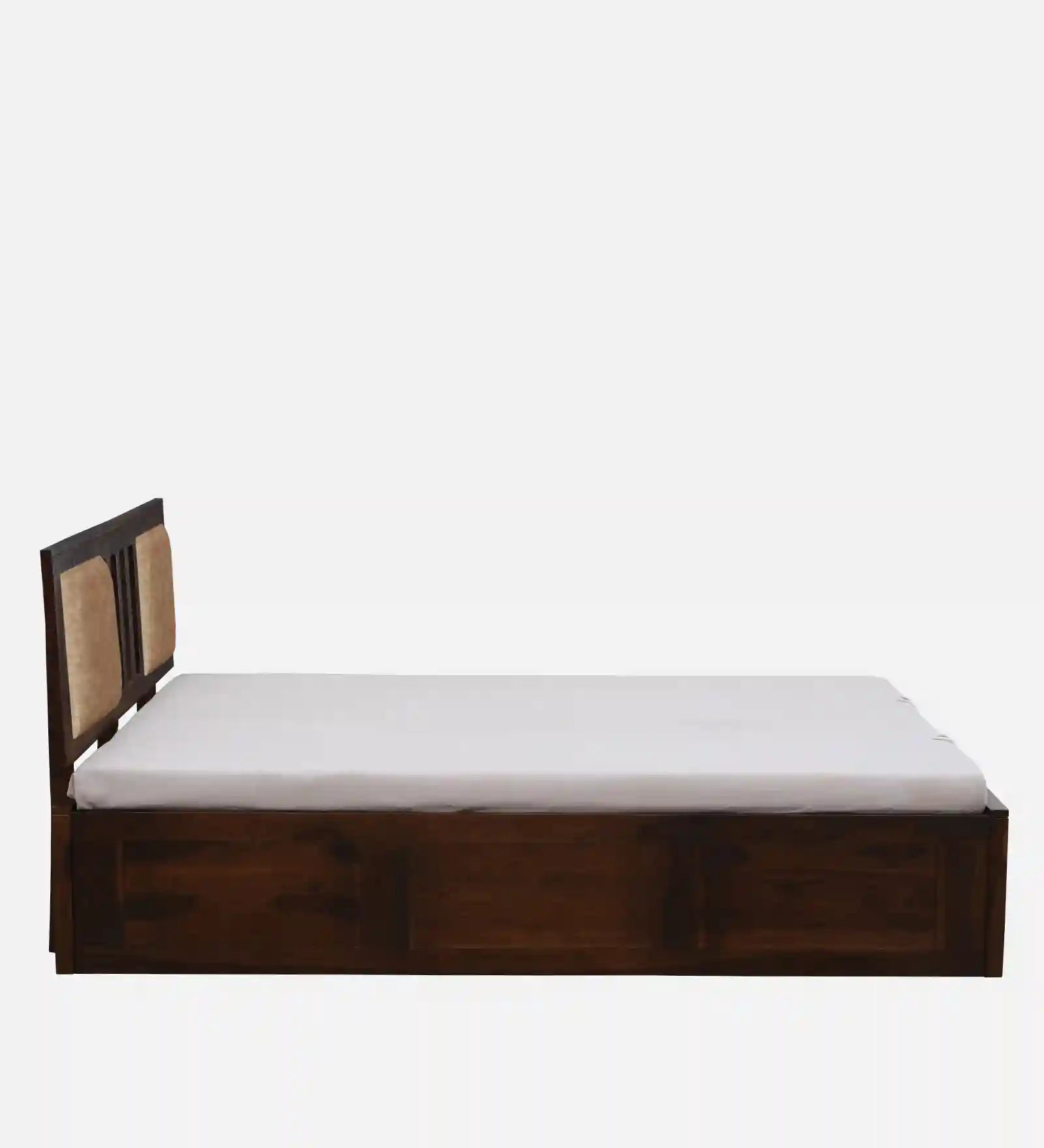 Druma king size bed wooden hydraulic storage bedroom design
