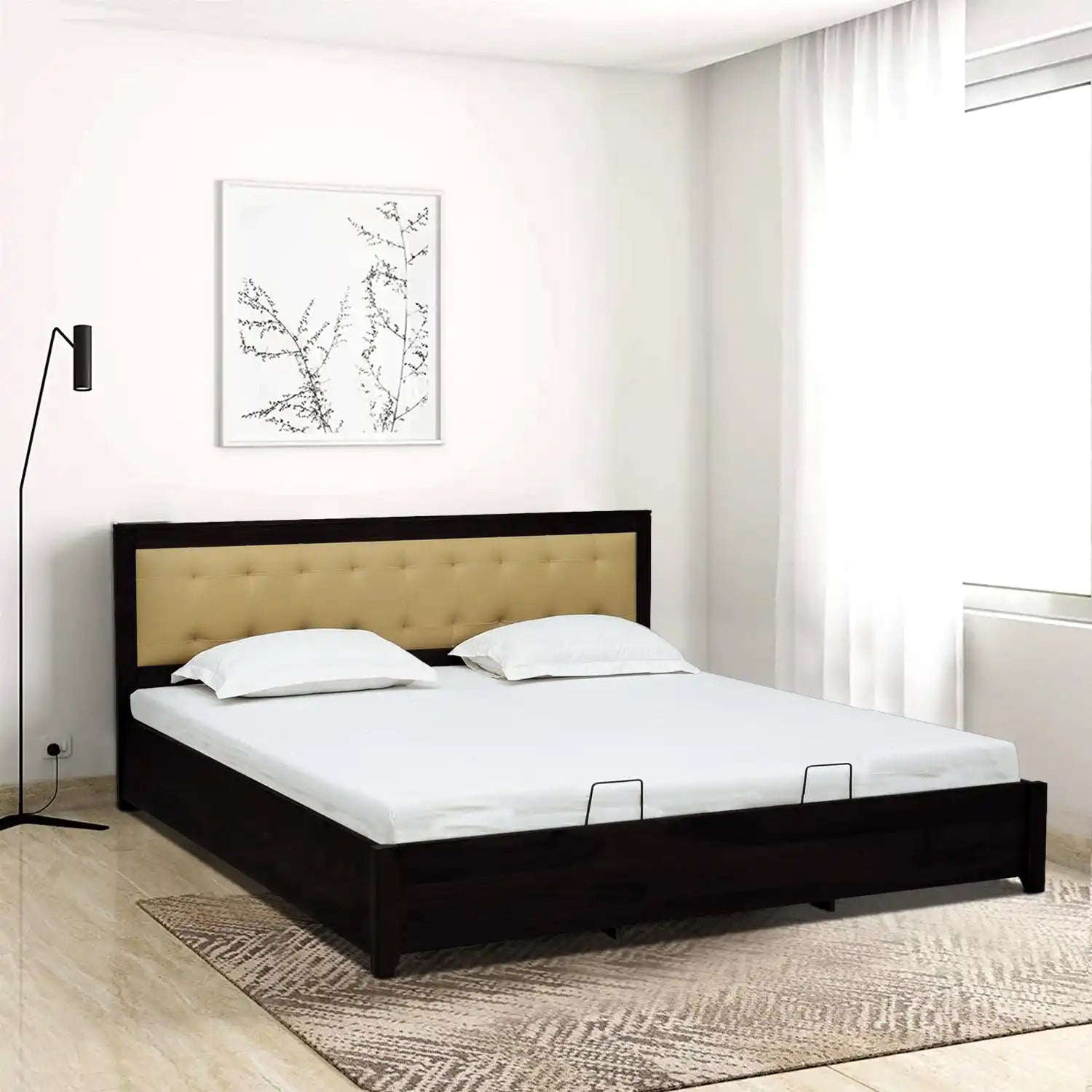 Lucia-Sheesham-Wood-Hydraulic-Storage-Beds-walnut-rajawada-furnish