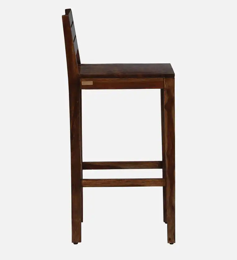 Moscow Solid Sheesham Wooden Bar Chair