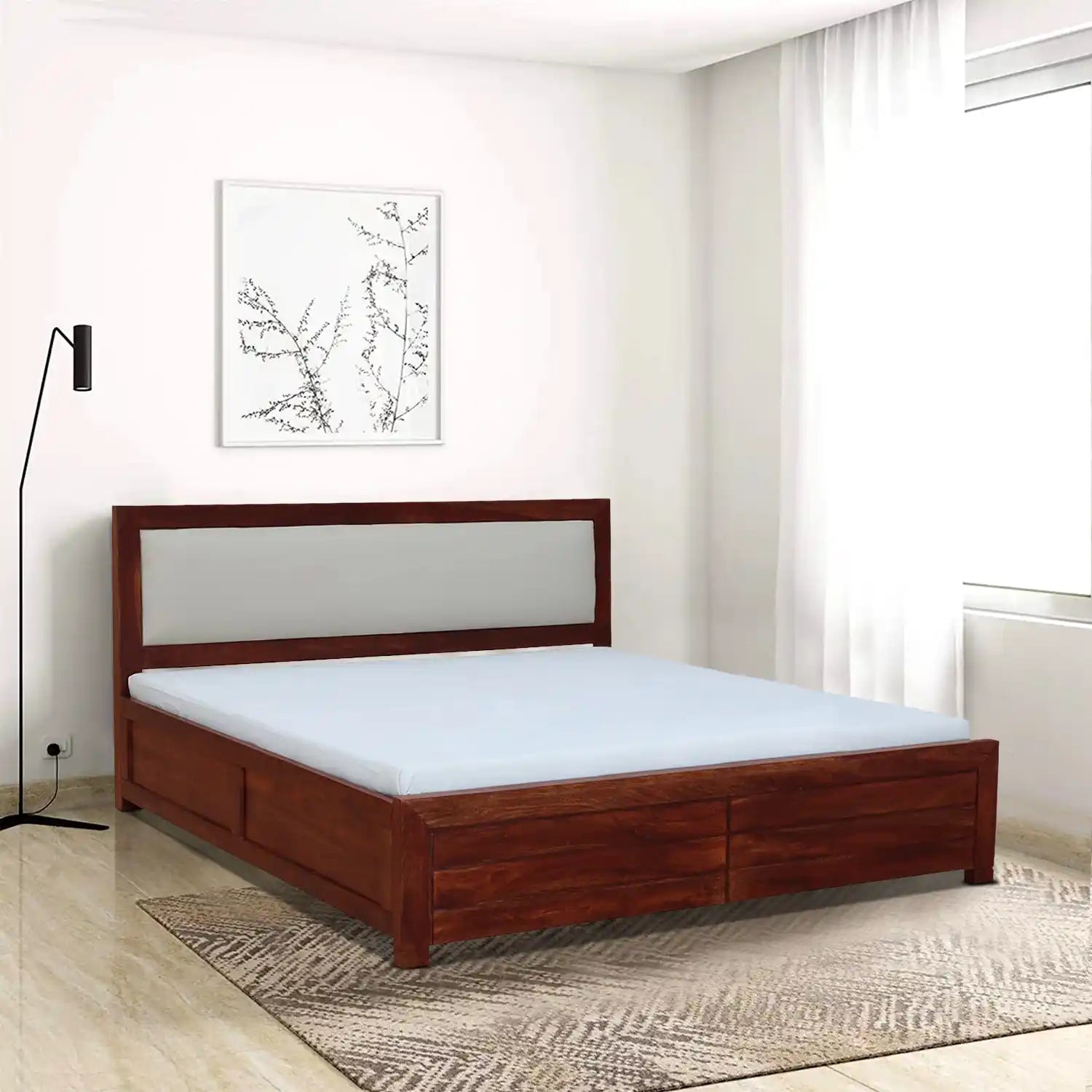 Moscow-Solid-Wood-Hydraulic-Storage-Beds-honey-rajawada-furnish