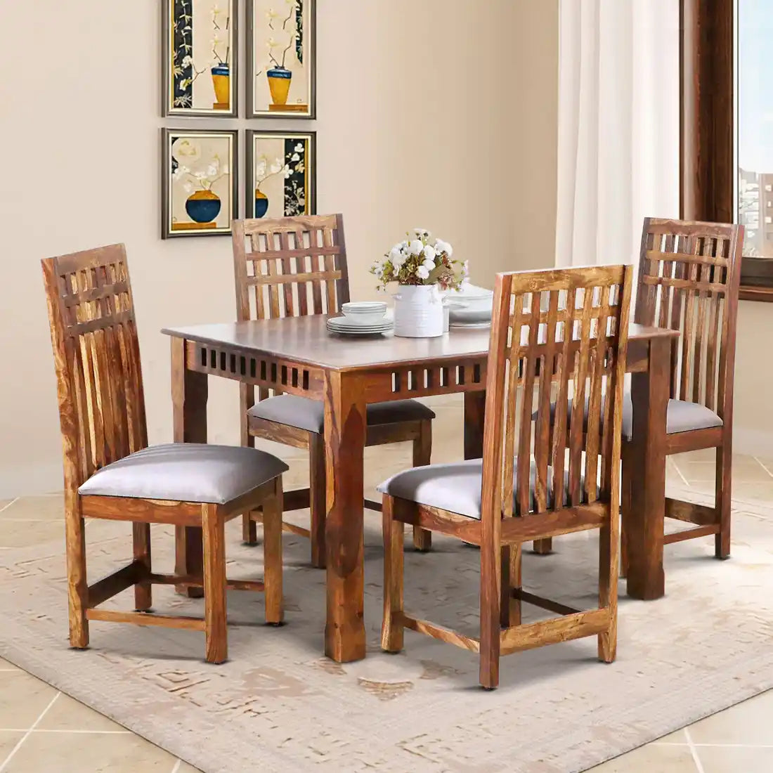 Oasis-Solid-Wood-4-Seater-Dining-Table-Sets-natural-rajawada-furnish