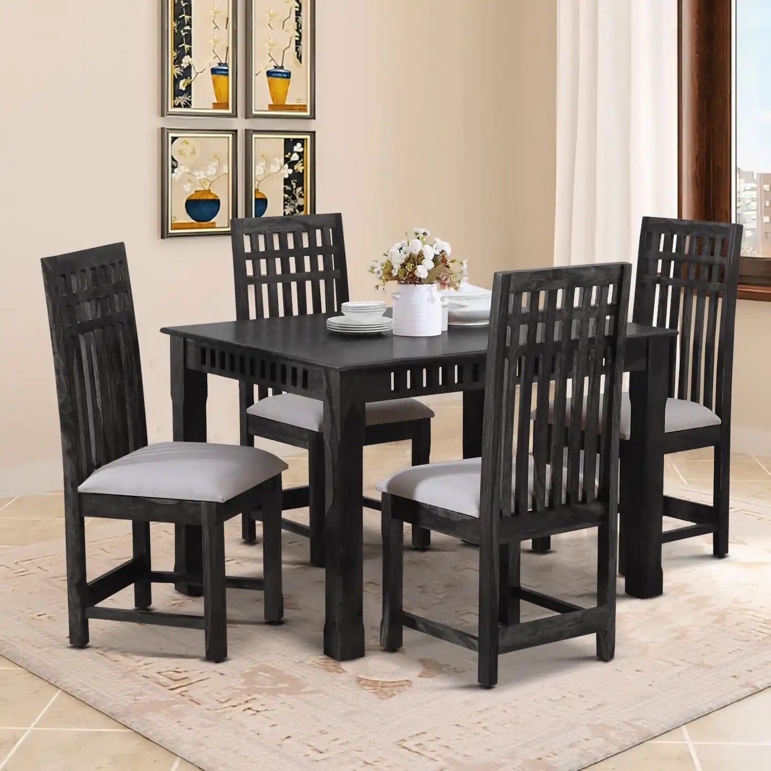 Oasis-Solid-Wood-4-Seater-Dining-Table-Sets-walnut-rajawada-furnish