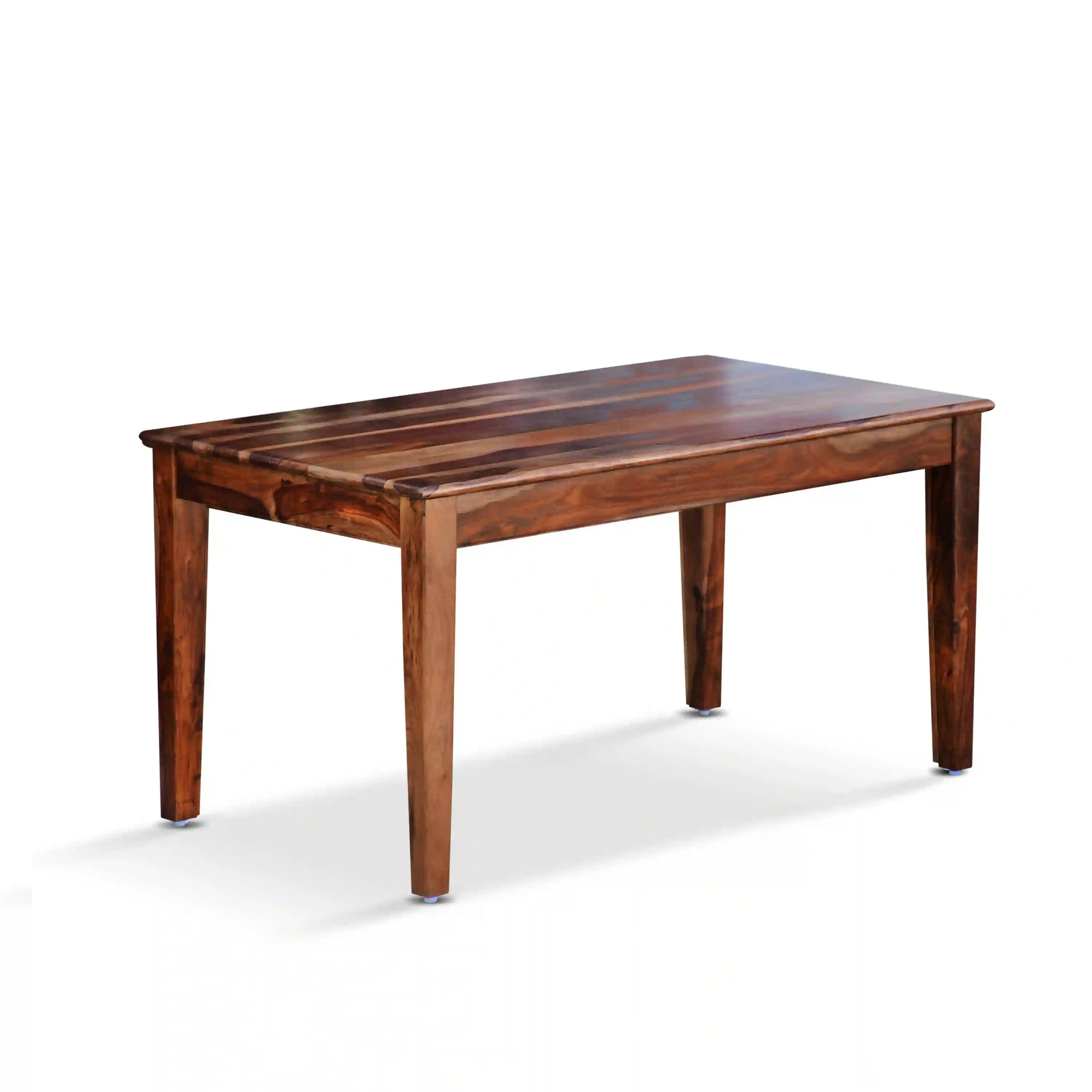 Rattan Sheesham Wood Cane 6 Seater Dining Table