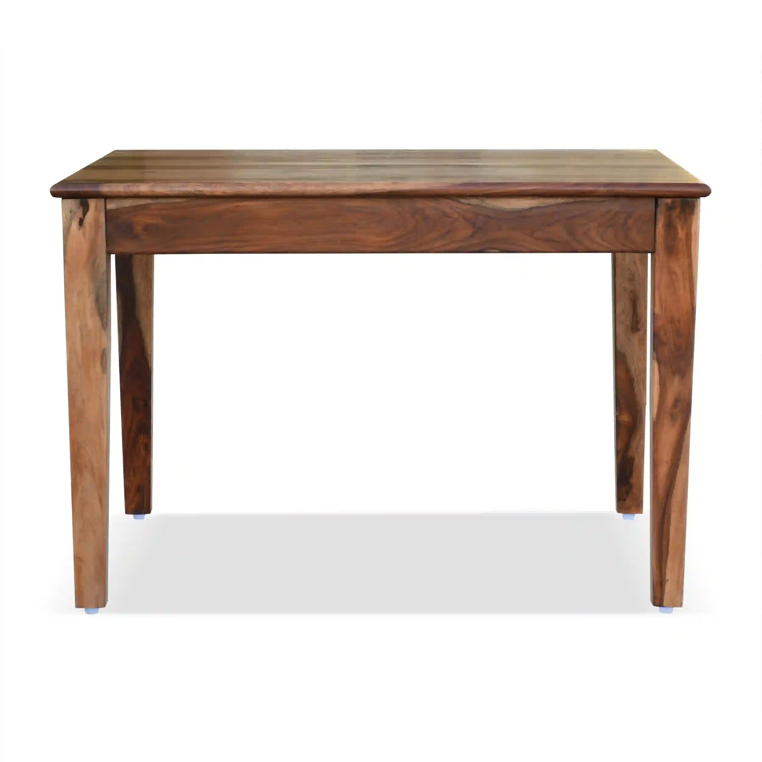 Rattan Sheesham Wood Cane 4 Seater Dining Table Only