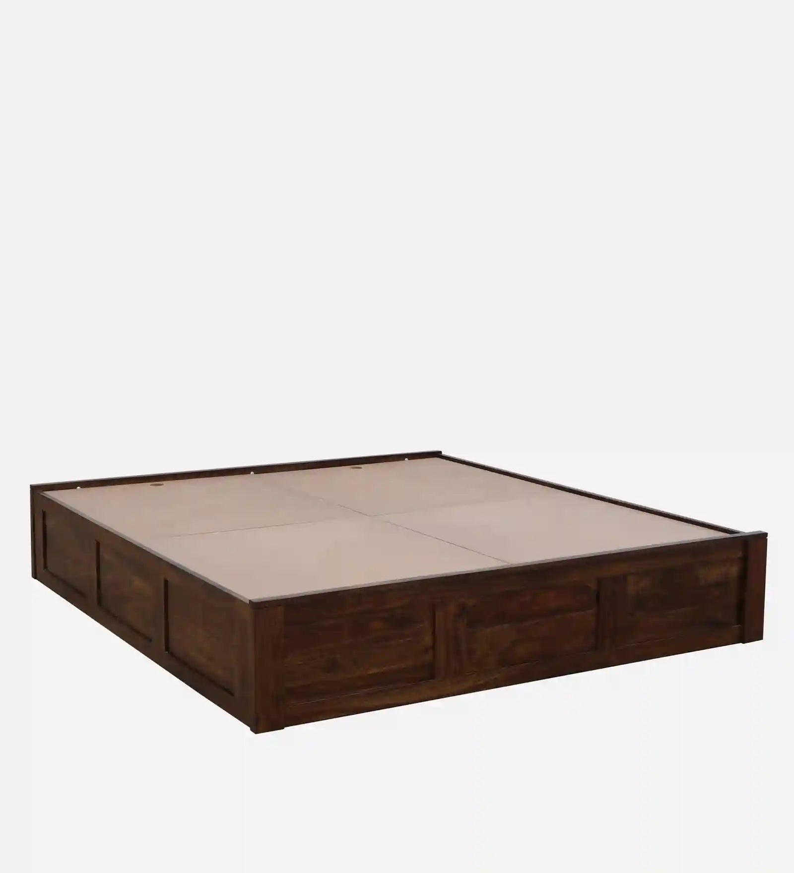 Sthira solid wood king size bed with box storage affordable