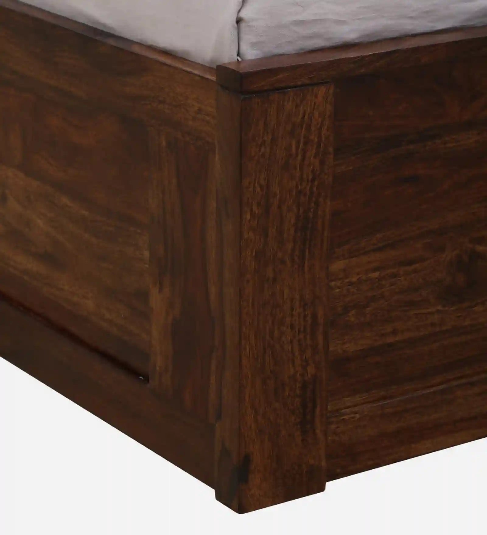 queen size bedroom bed with box storage sheesham wood india