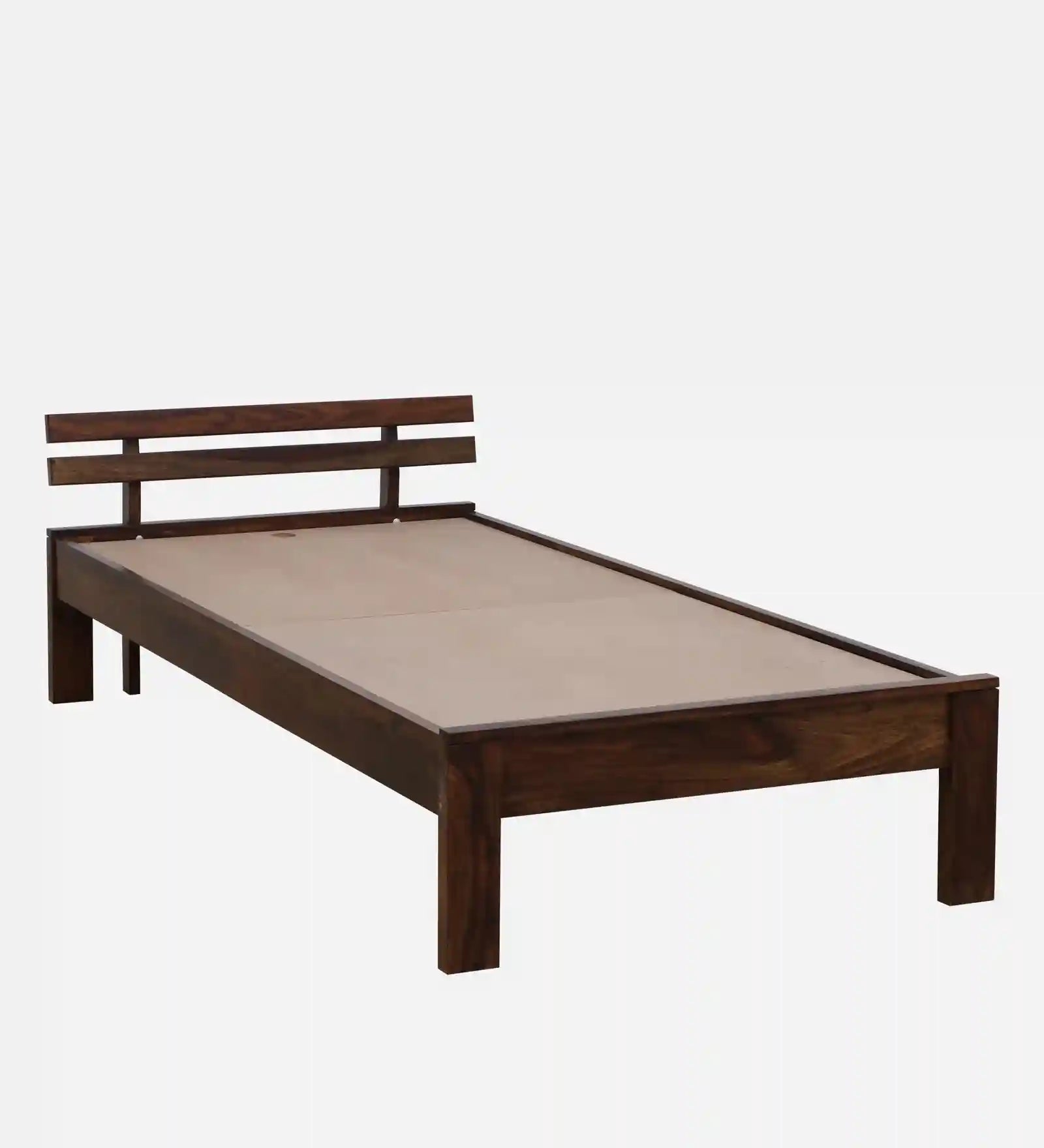 Modern sheesham wood single bed Vriksha durable bed design India