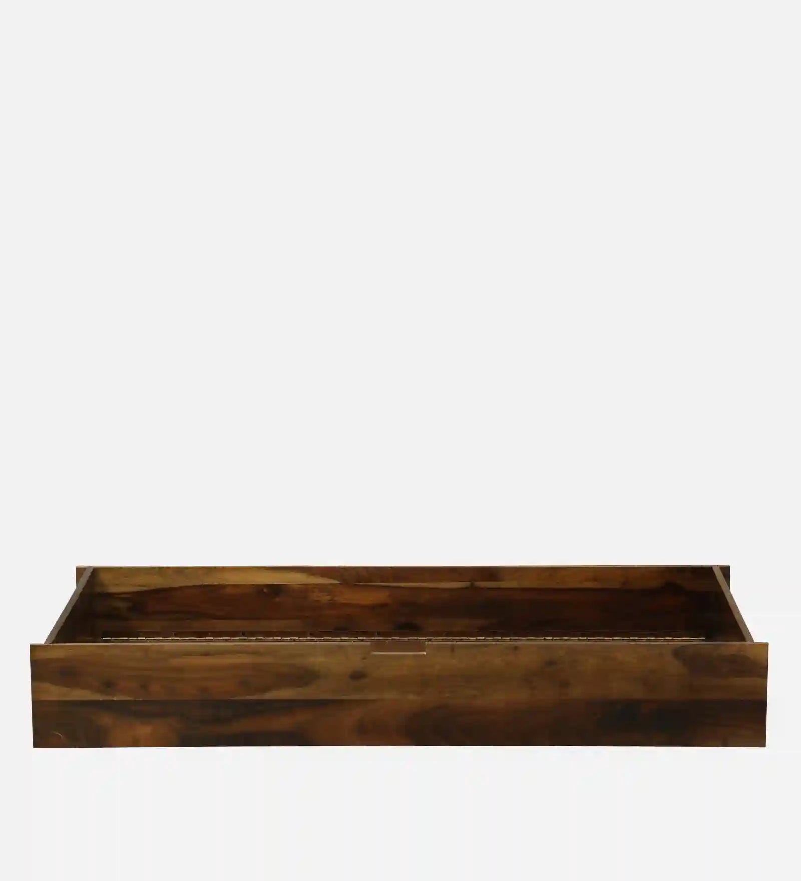 walnut tone sheesham wood drawer storage bed queen size furniture india
