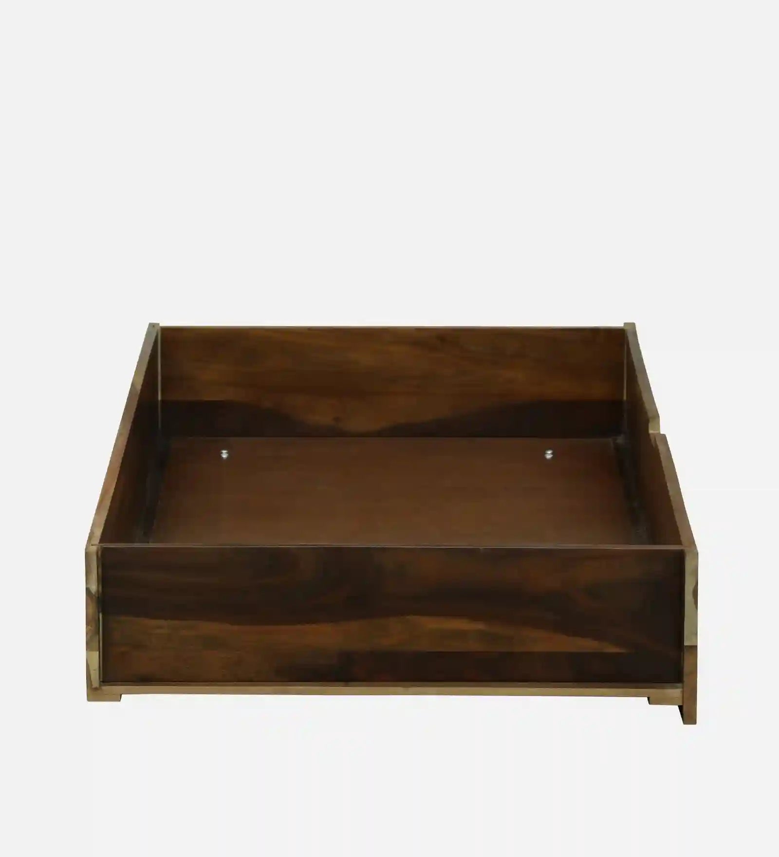 honey polish sheesham wood drawer storage bed queen size wooden bed india