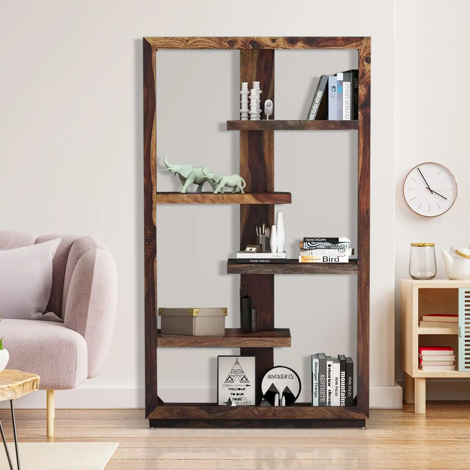 Ziya-Solid-Sheesham-Wood-Bookshelf-teak-rajawada-furnish