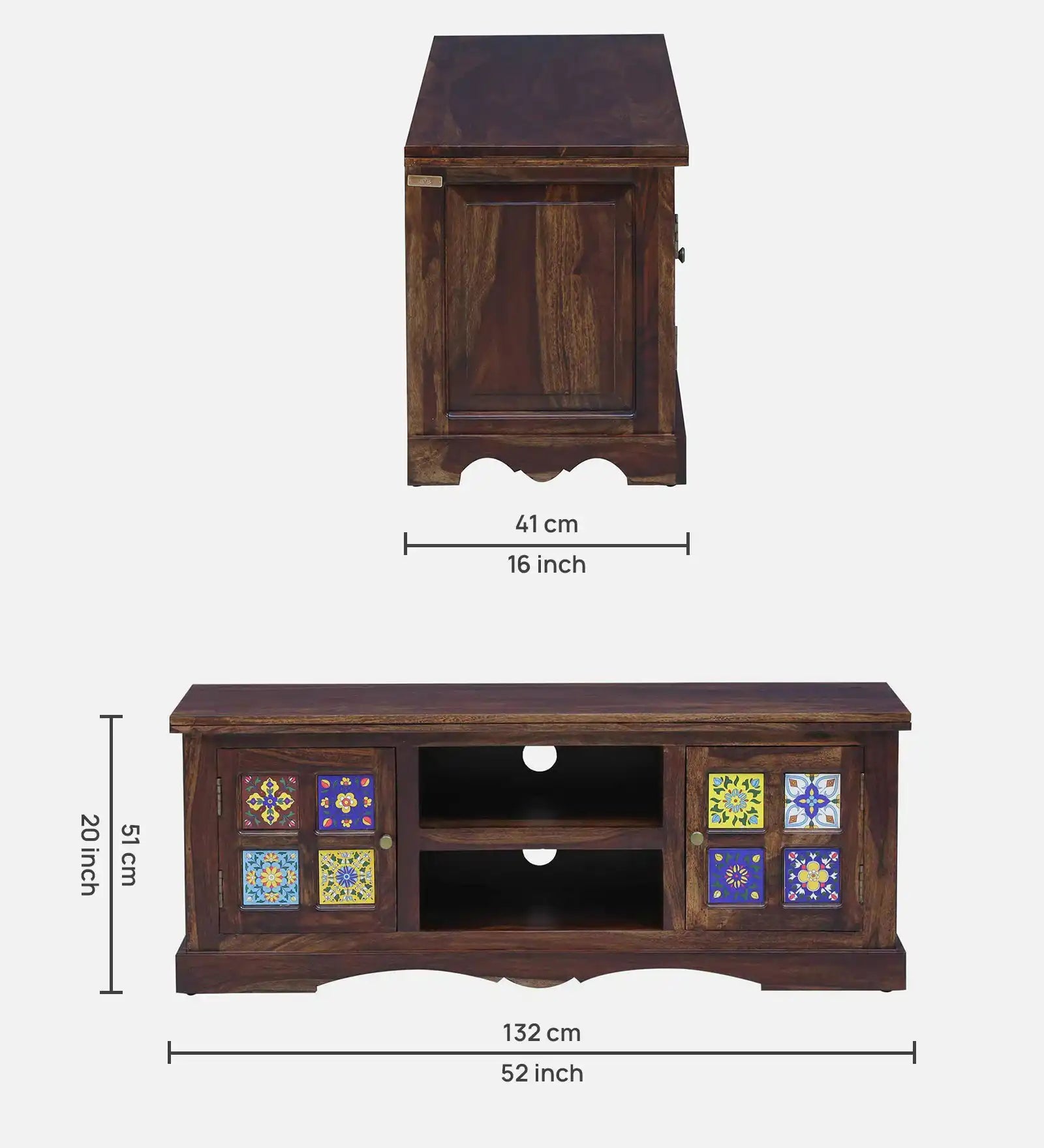 Best sheesham wood tv unit solid tv stand Anamika India