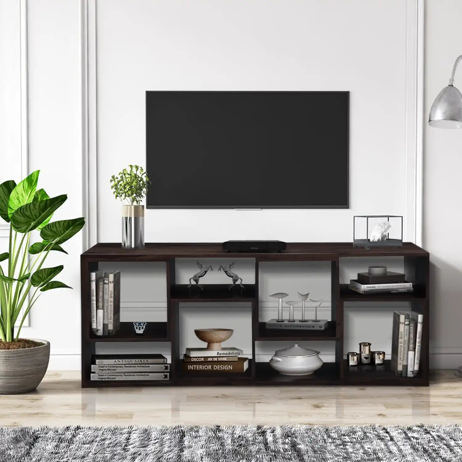 Best sheesham wood tv unit solid tv stand Moscow India