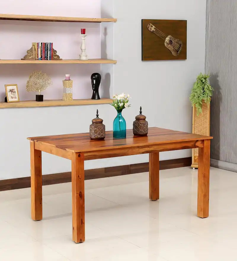 Best solid wood dining table Hari sheesham available online in India