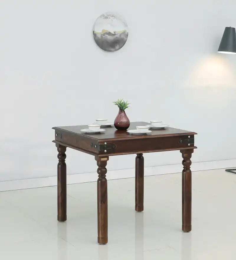 Best solid wood dining table Samrita sheesham available online in India
