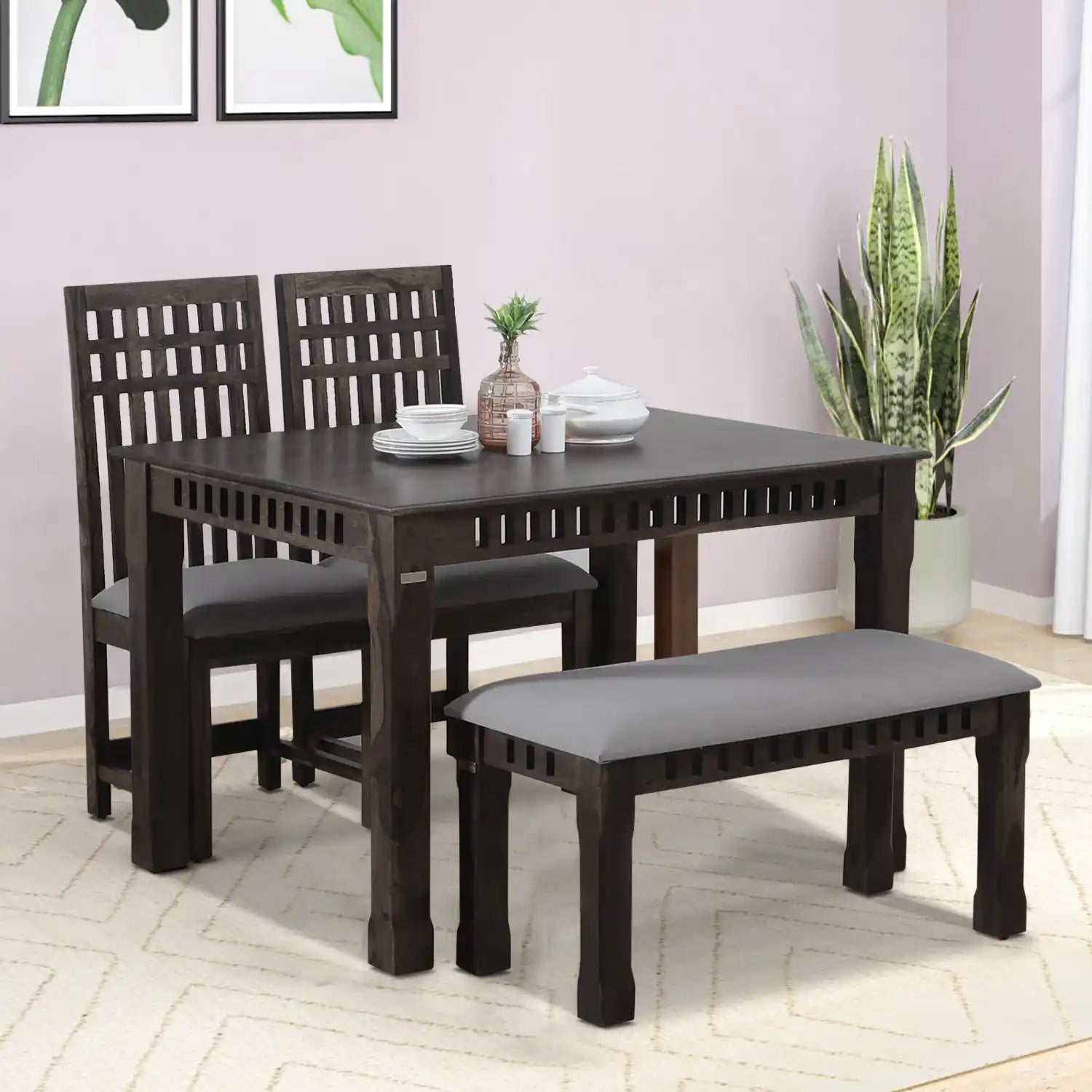 Oasis dining set four seater durable design for daily home use