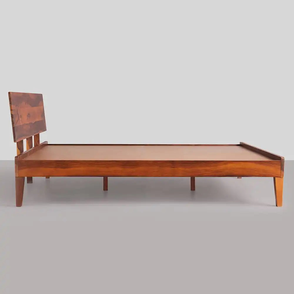 Darshan solid wood storage bed queen size heavy build