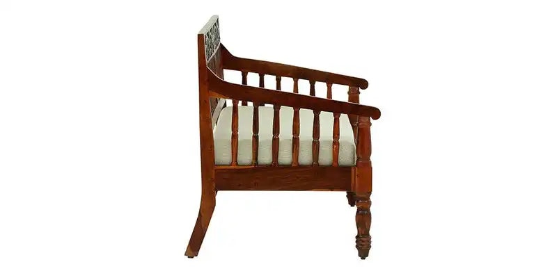 Devanti vintage style 2 seater sofa sheesham wood living room design