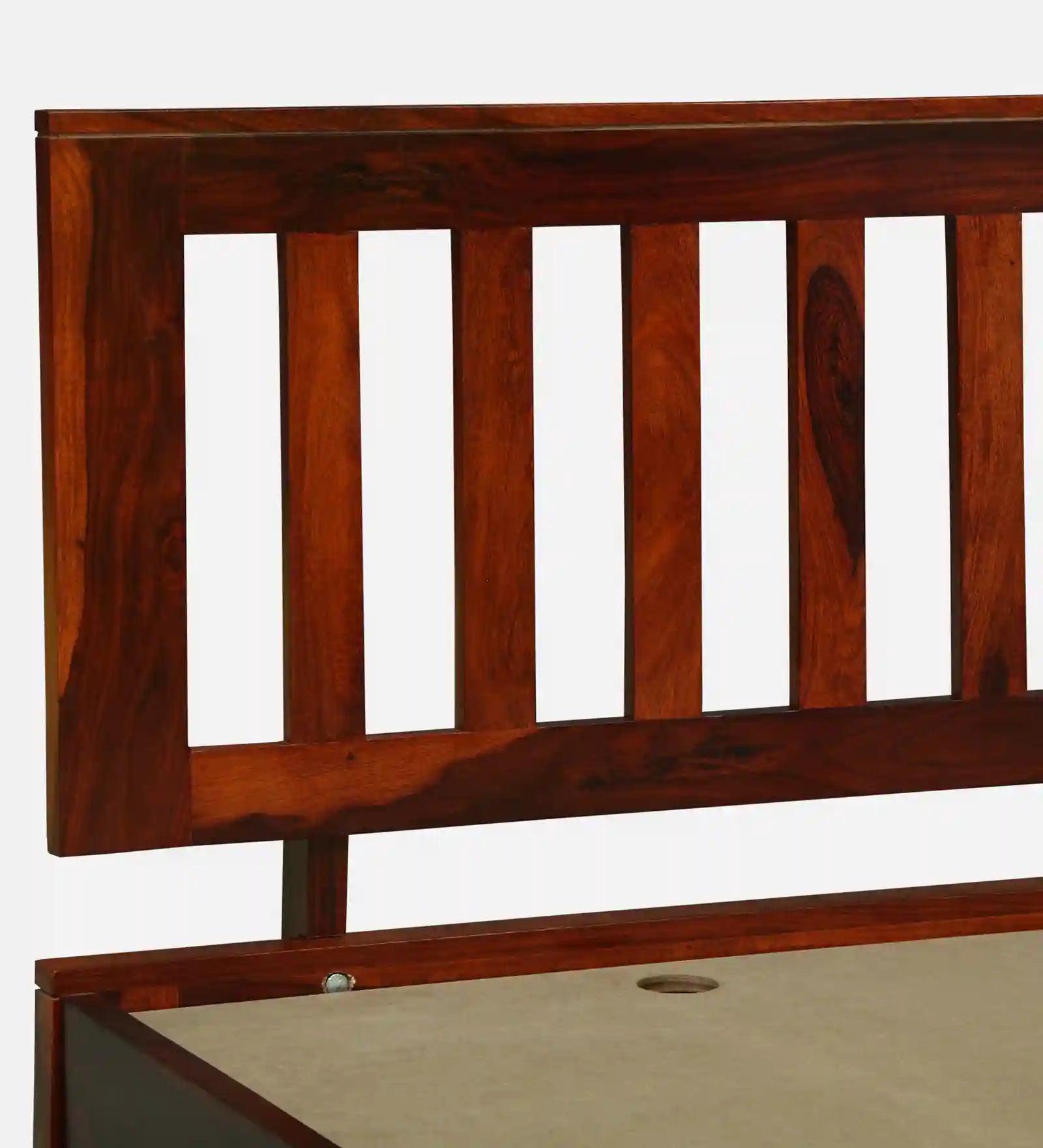 Druma king size bed with under storage box solid wood