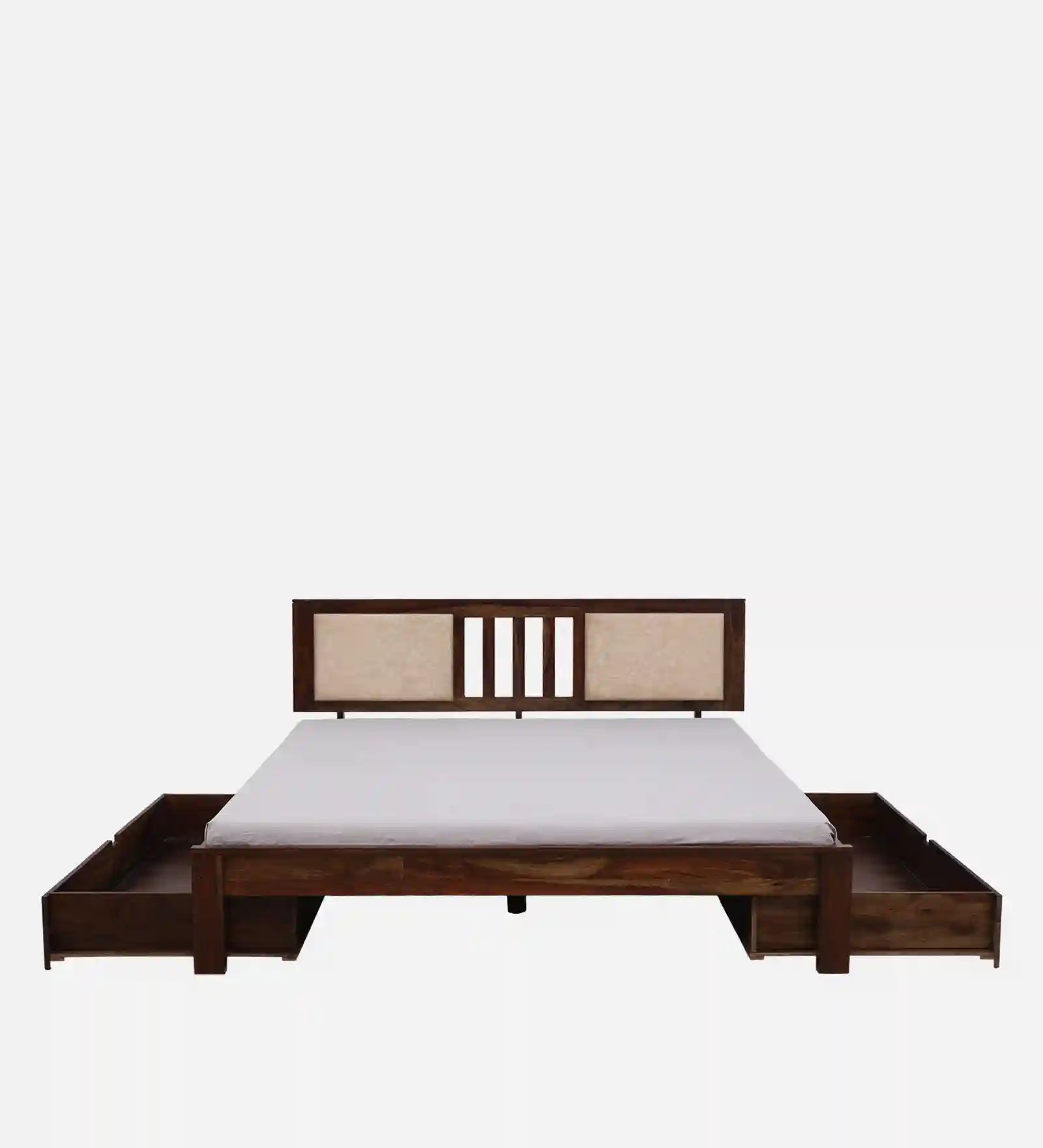 king size wooden bed with drawers storage sheesham wood india