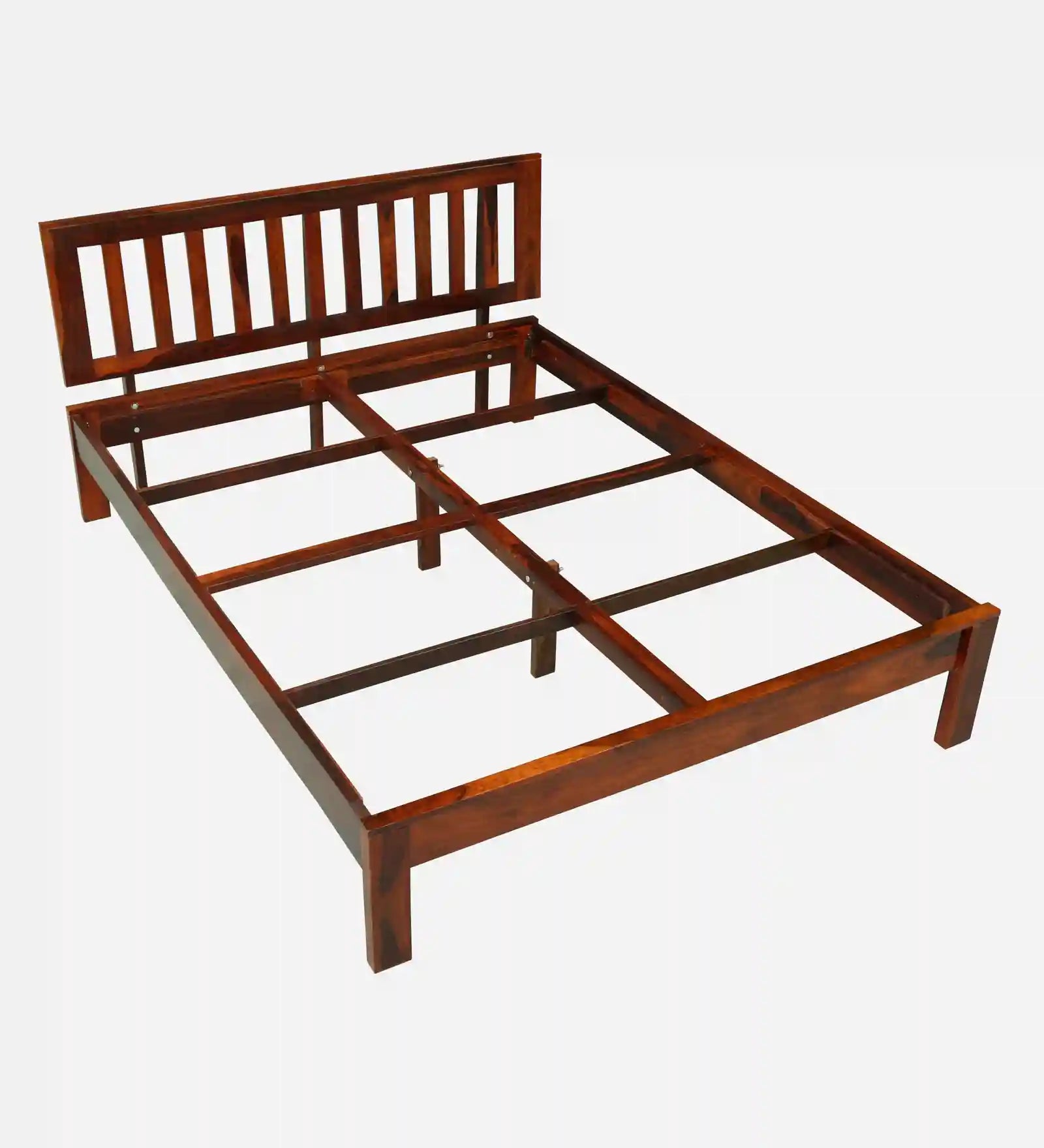 druma solid wood king size bed side view without storage modern bedroom furniture