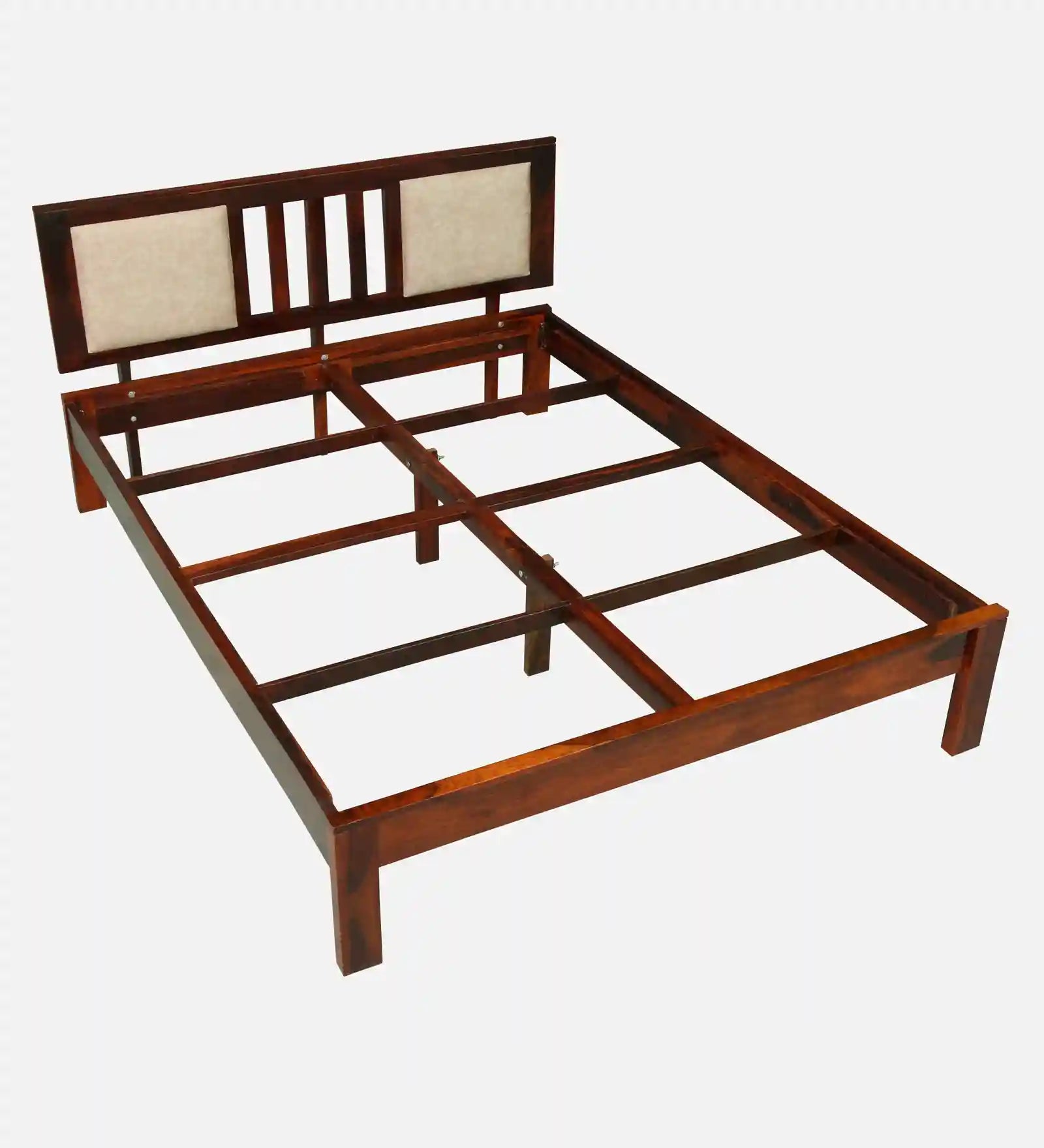 druma solid wood king size bed side view without storage modern bedroom furniture