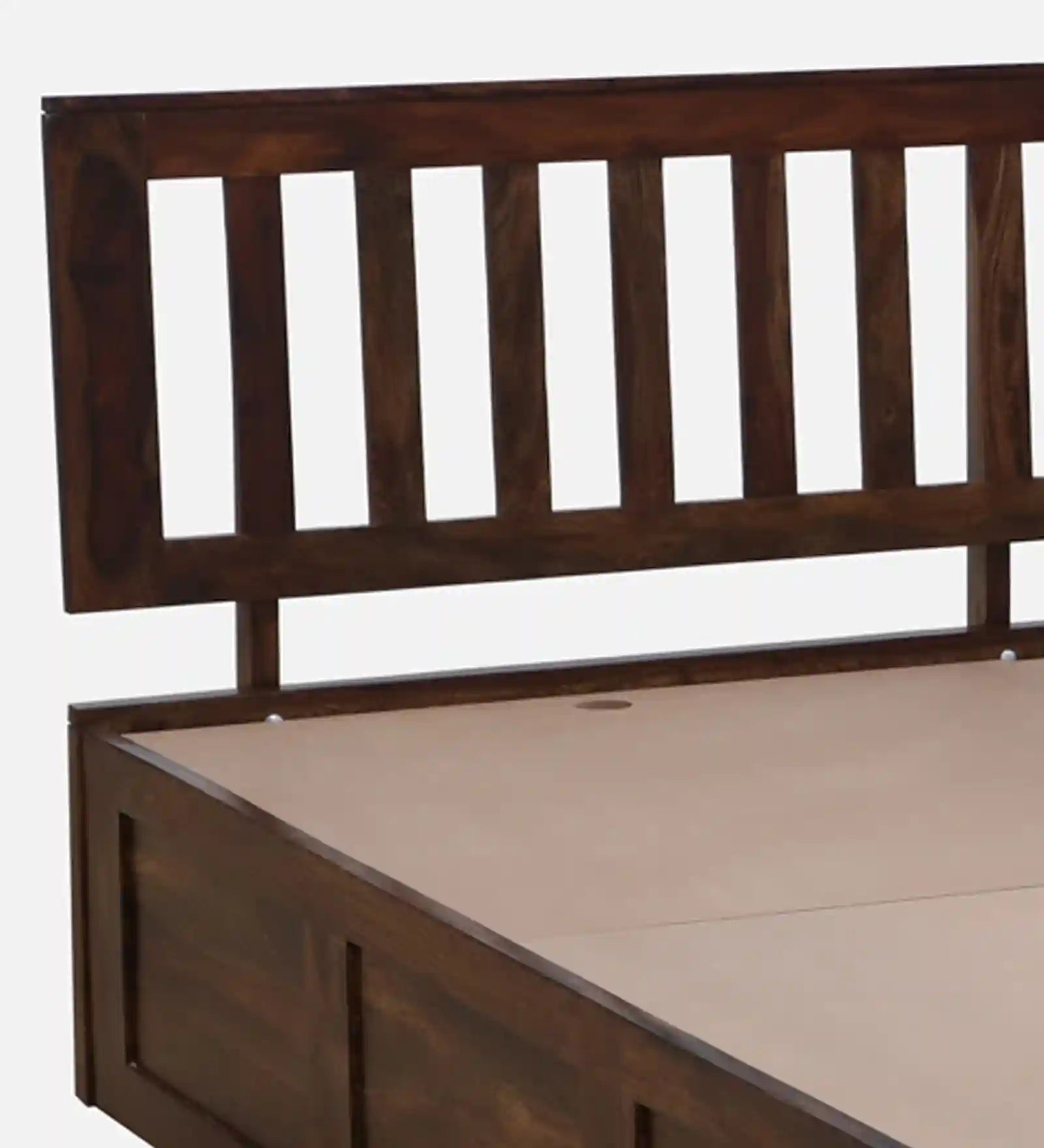 Druma wooden king size bed storage box Indian
