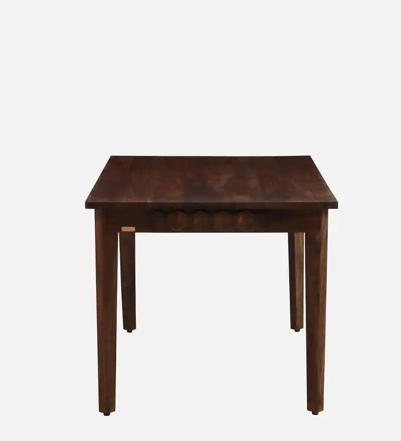 Hari wooden dining table made from solid sheesham wood for six seater home dining