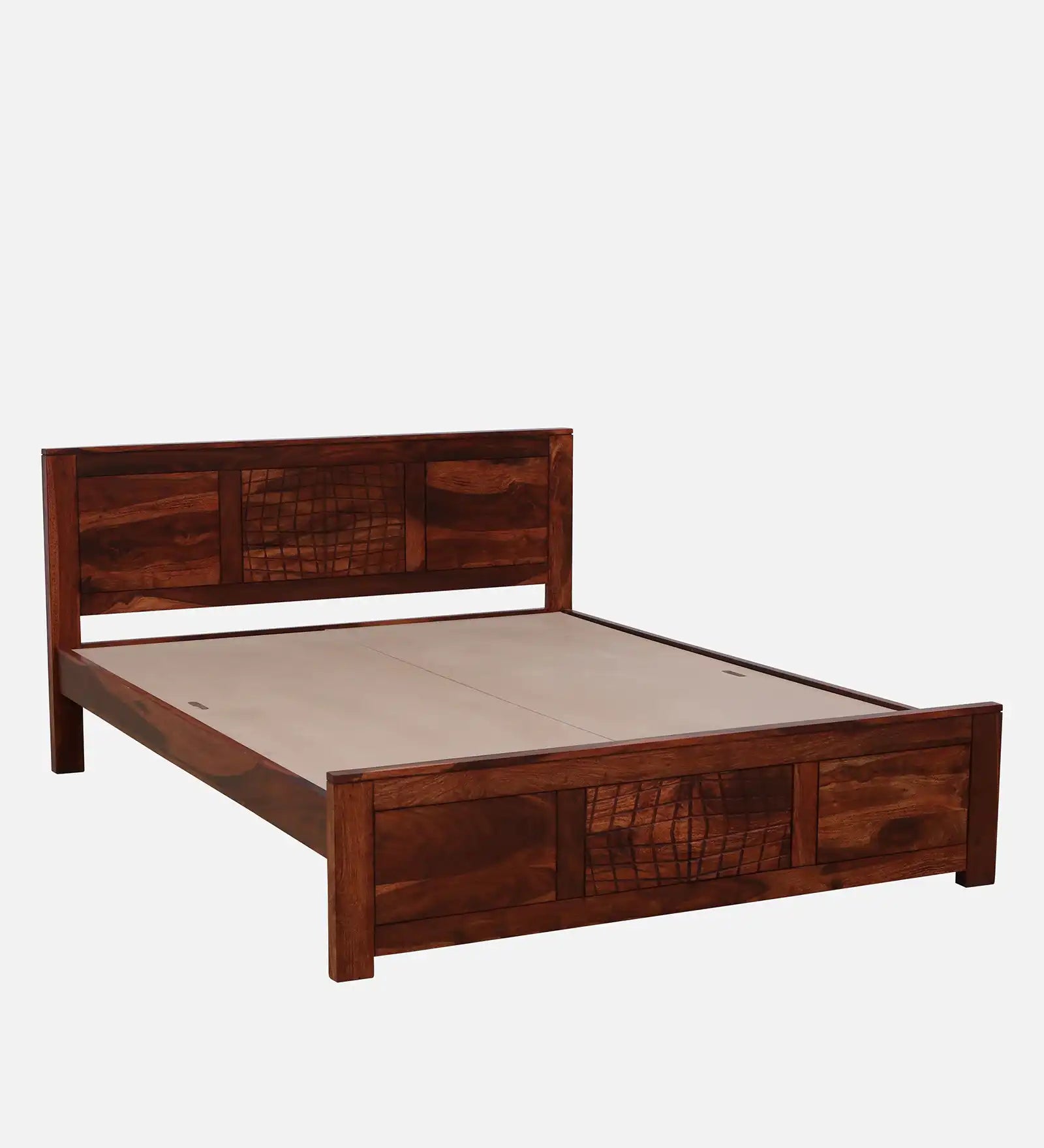 harmonia solid wood contemporary queen size bed without storage minimal modern wooden bed design