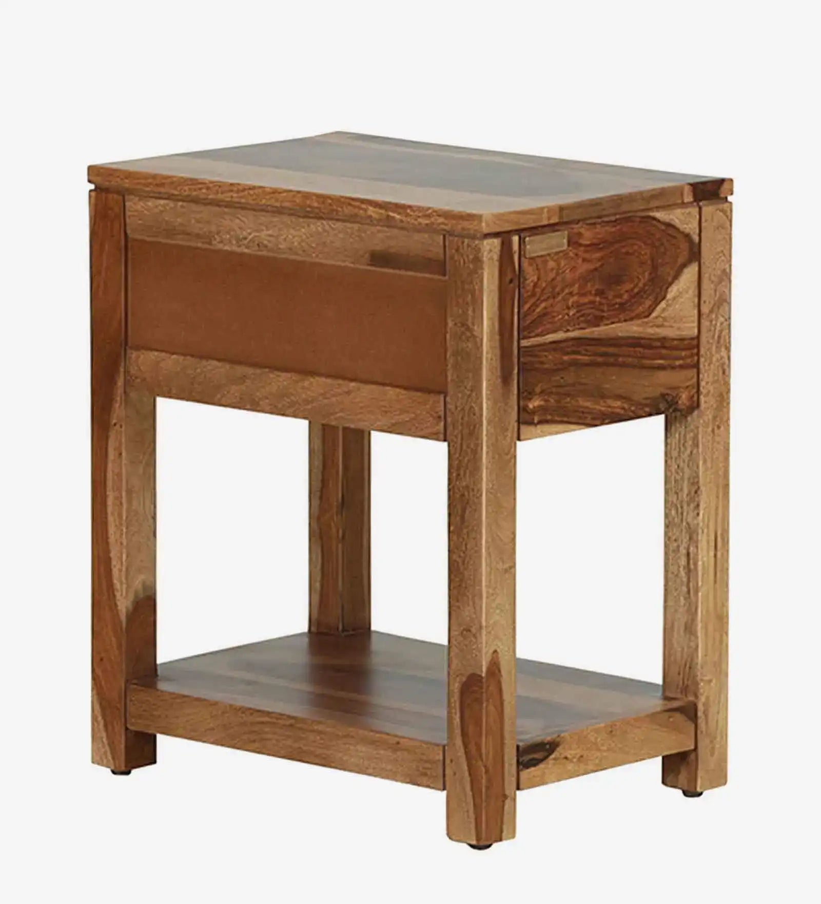 Harmonia wooden bedside table modern bedroom side table India