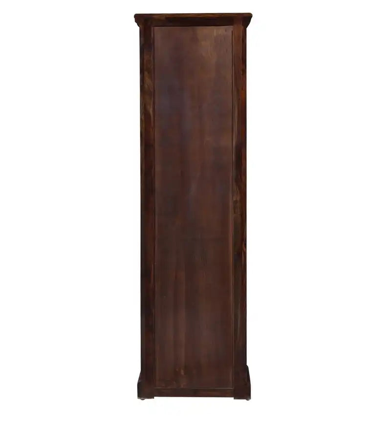 Kanishka home display bookshelf solid wood sheesham storage rack design