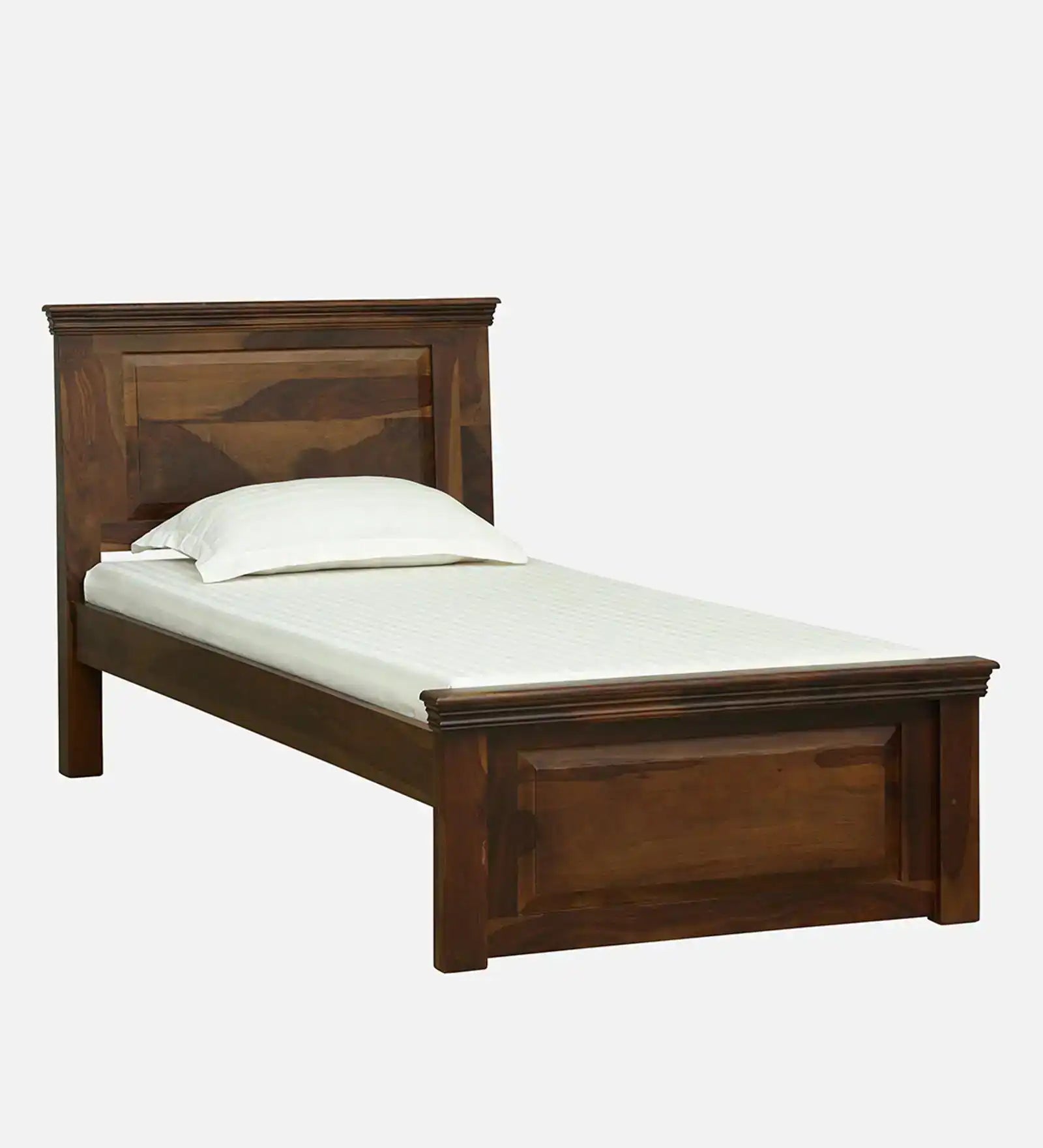 Kanishka solid wood single cot modern Indian bedroom furniture