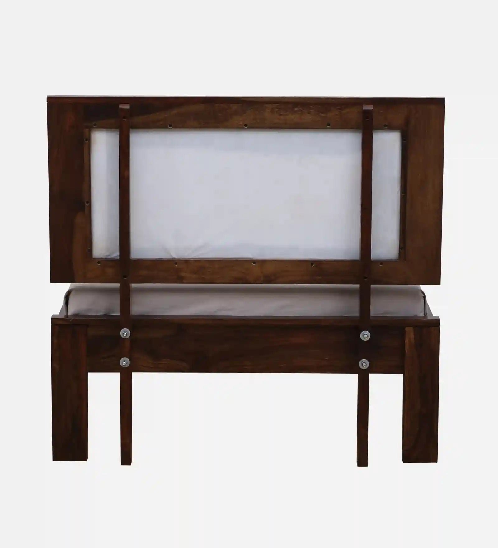 Kashtha single bed solid wood frame heavy duty wooden bed India
