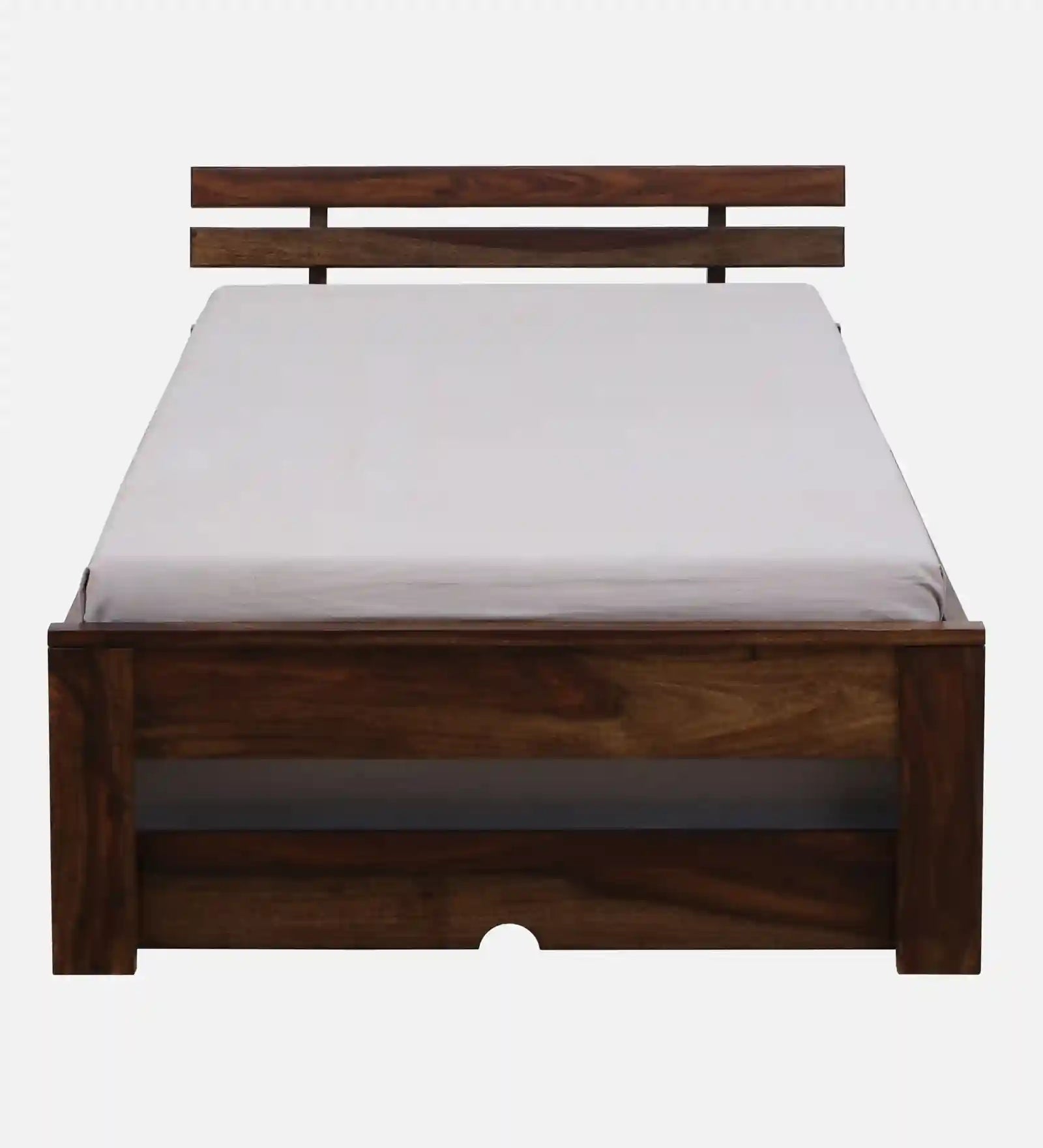 Kashtha solid wood single bed trundle design pull out bed frame India