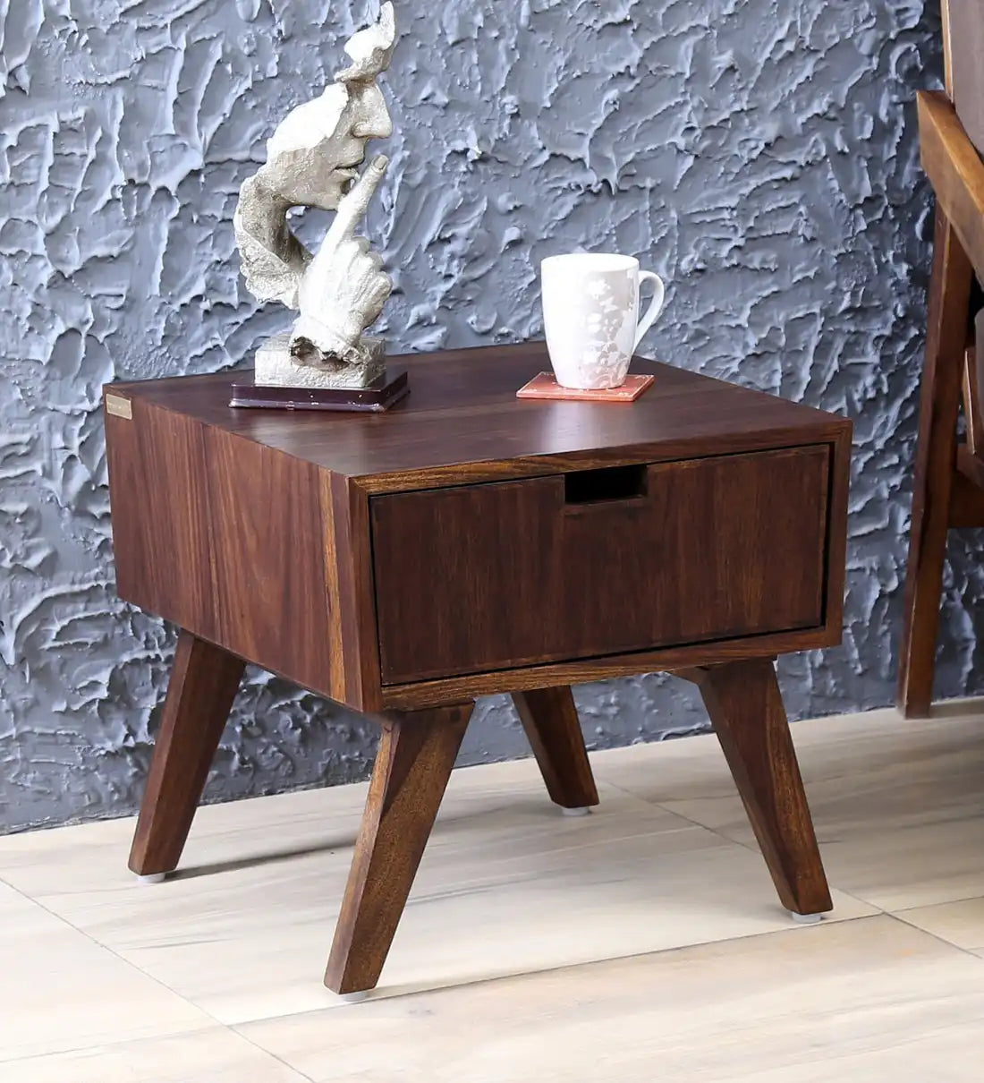 Mario wooden end table sheesham side table bedroom furniture India