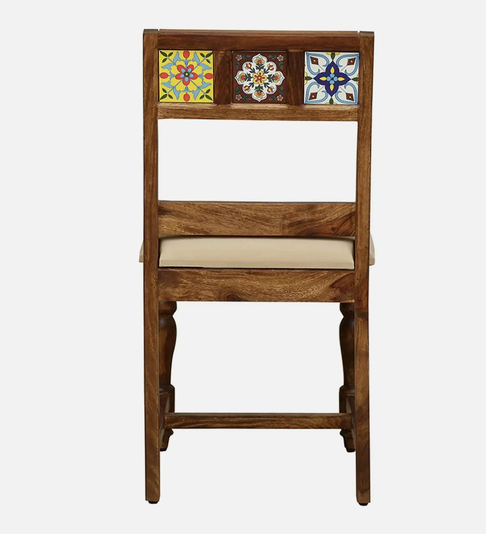 Anamika Solid Sheesham Wood 4 Seater Dining Table Set with Cushion Chairs