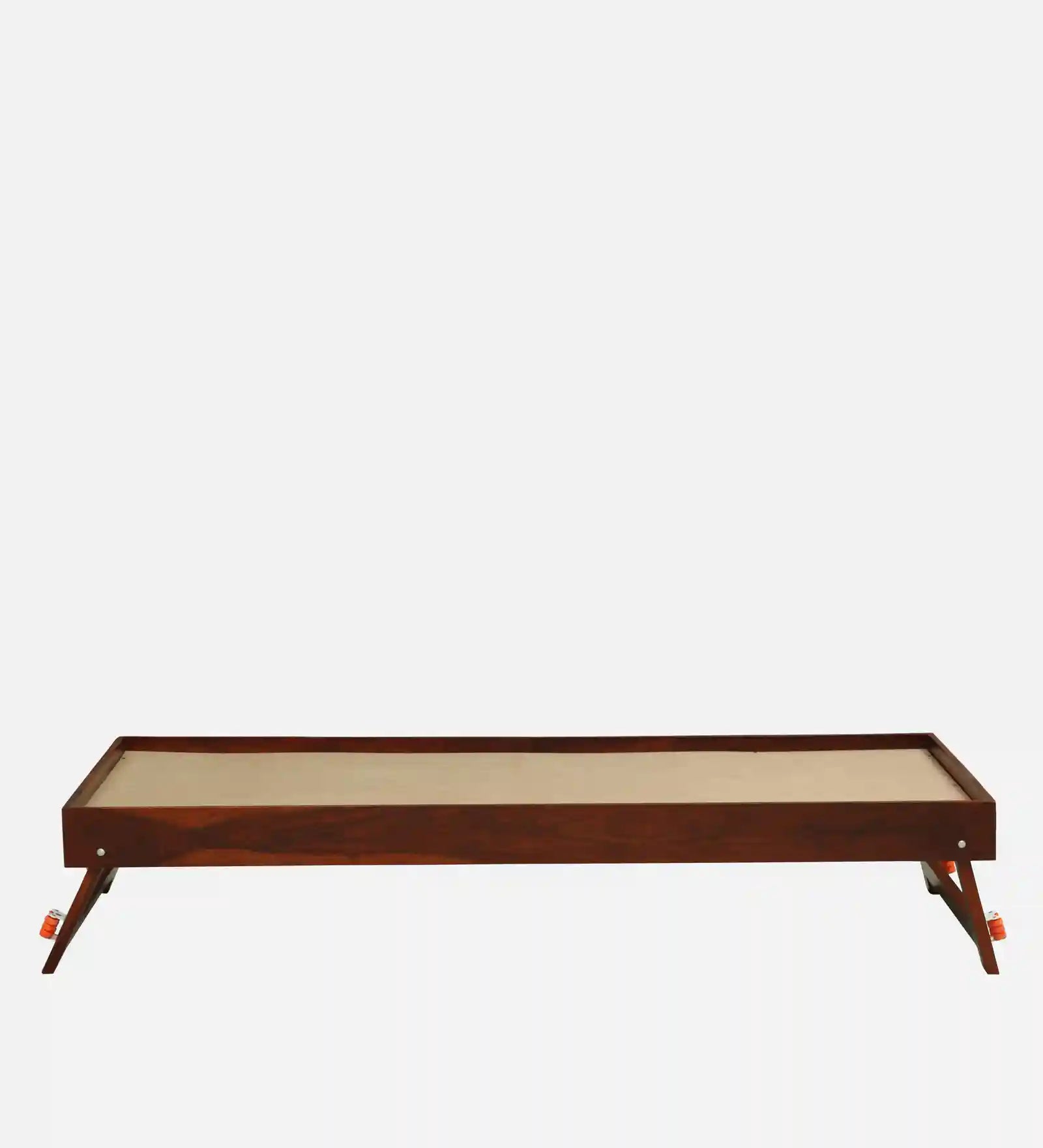 Modern sheesham trundle bed Sthira solid wood bed frame India