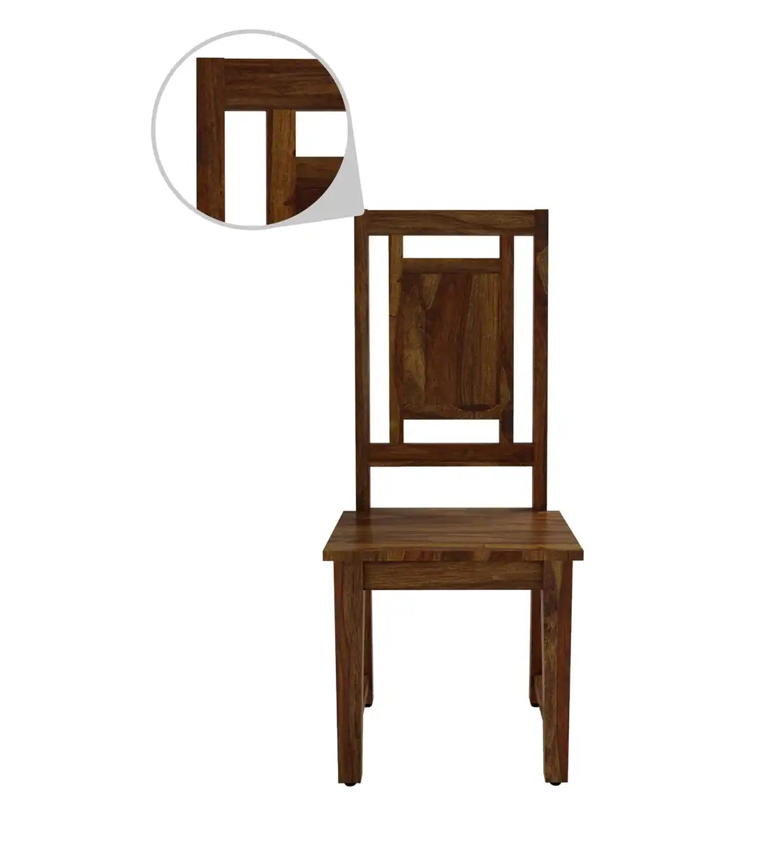Modern sheesham wood six-seater dining table set Niware design for stylish interiors