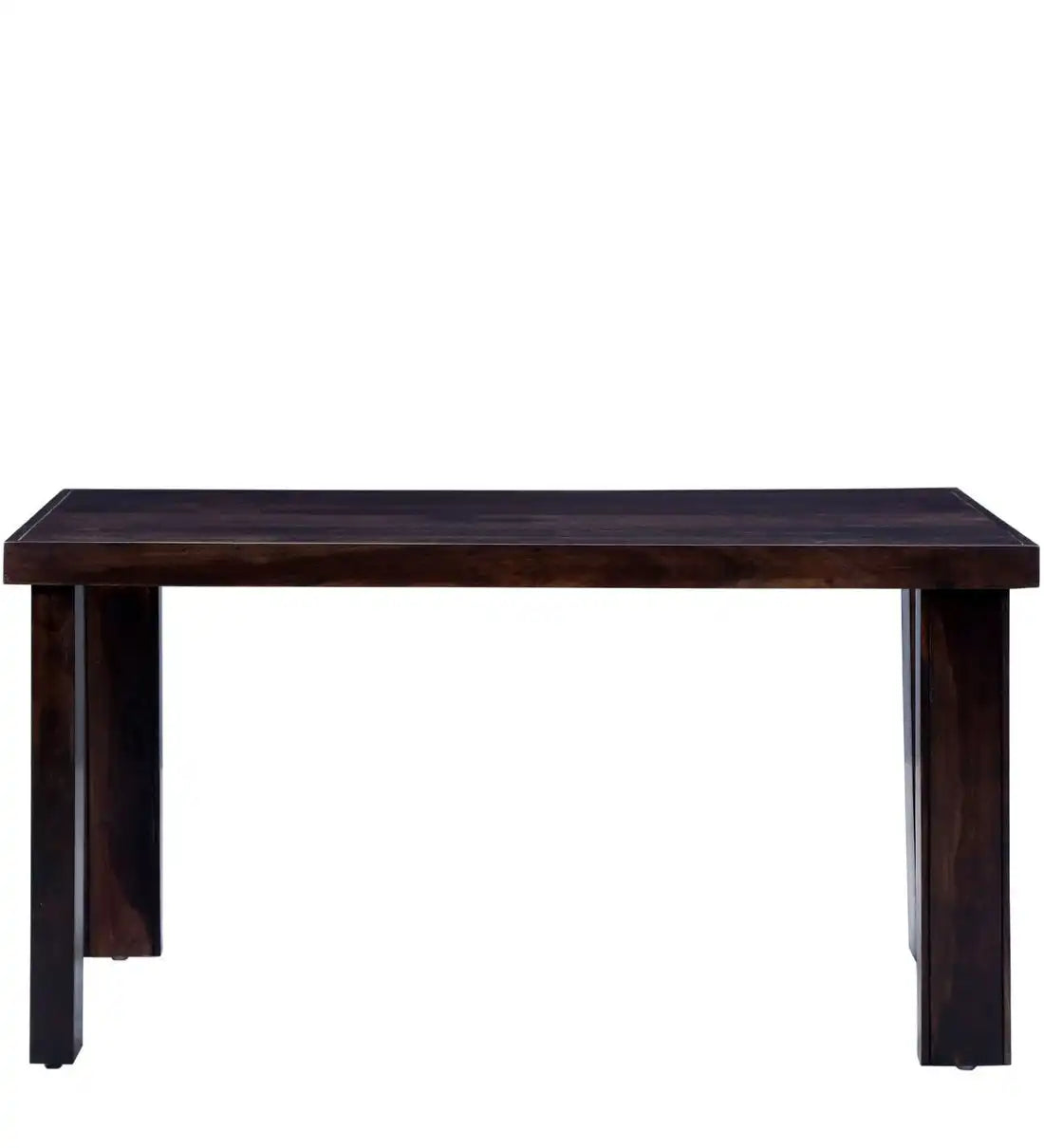 Modern six seater dining table solid wood Acro sheesham with rich natural finish