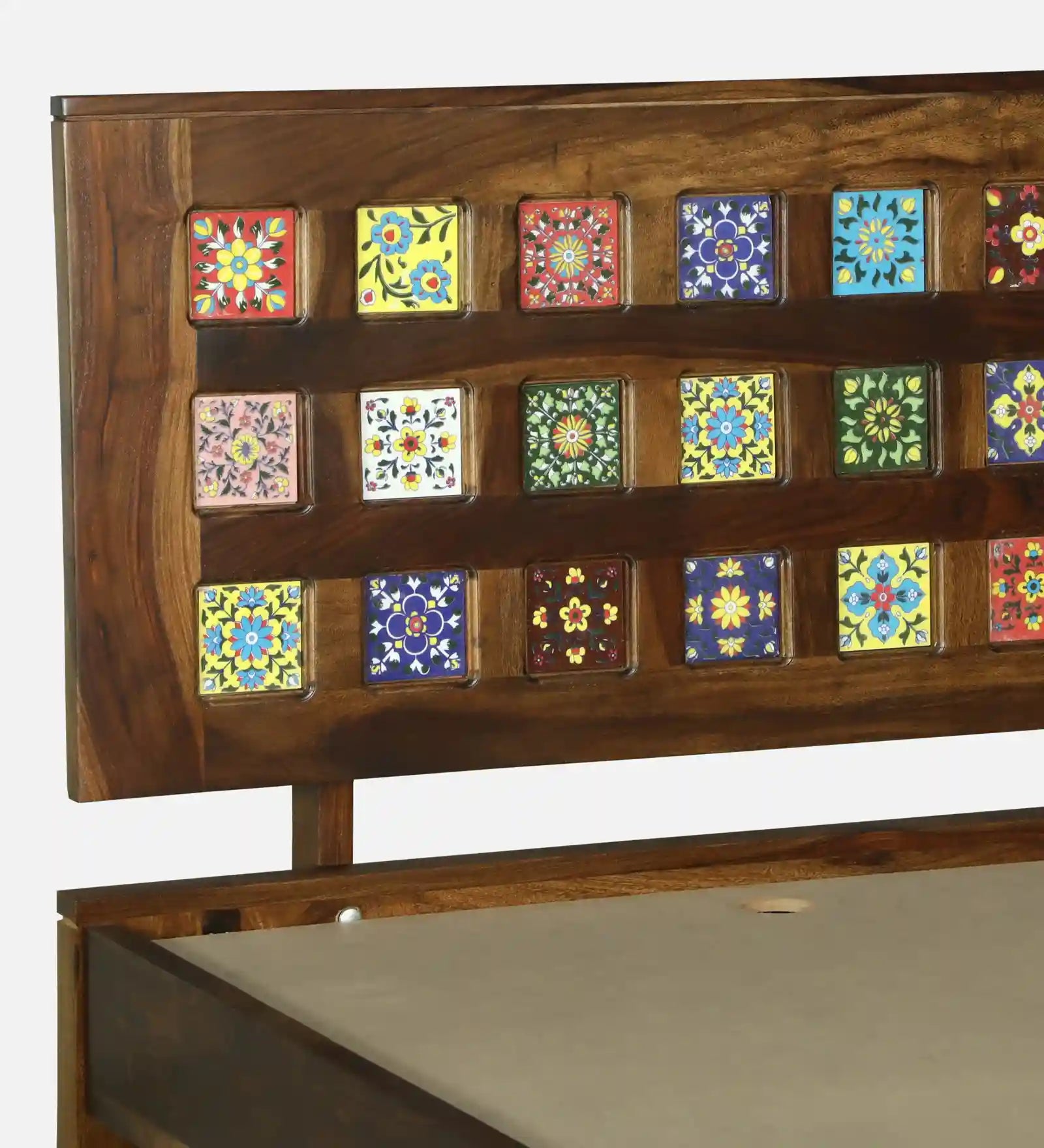 Modern solid wood single bed storage Anamika bedroom bed India