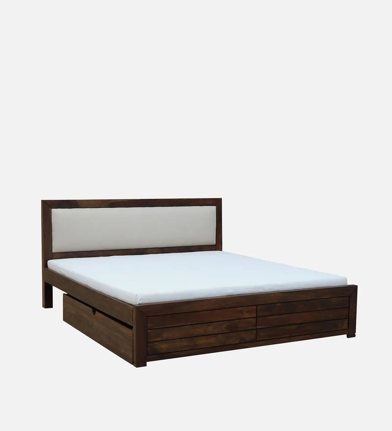 Moscow-Sheesham-Wood-Queen-moscow solid wood bed with storage drawers king size sheesham wood furniture india