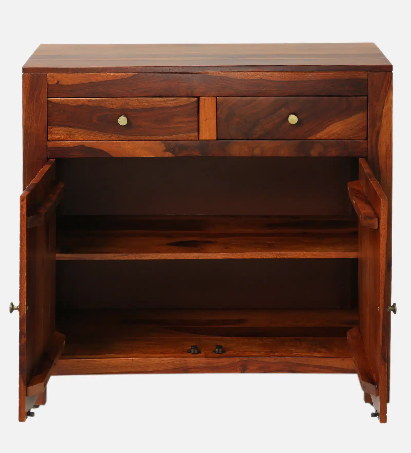 Multi door buffet console sheesham wood storage furniture unit
